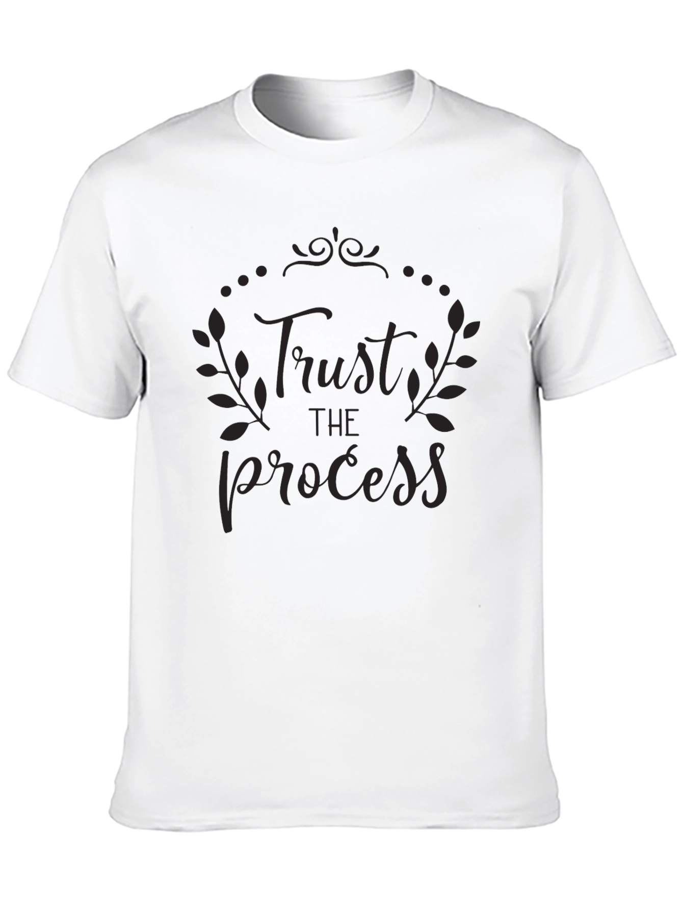 Trust the Process Graphic Tee - Black