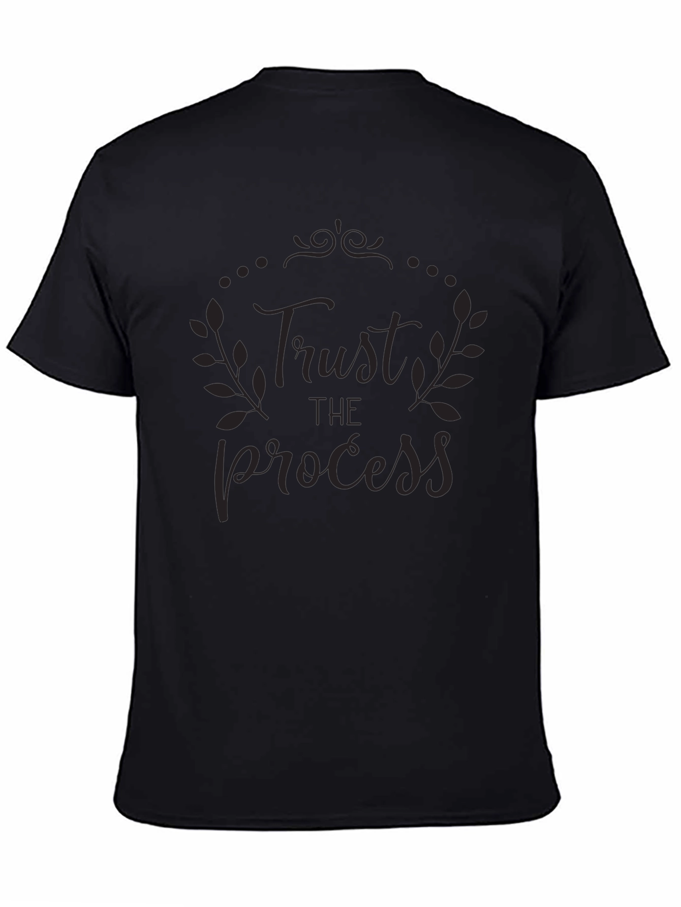 Trust the Process Graphic Tee - Black