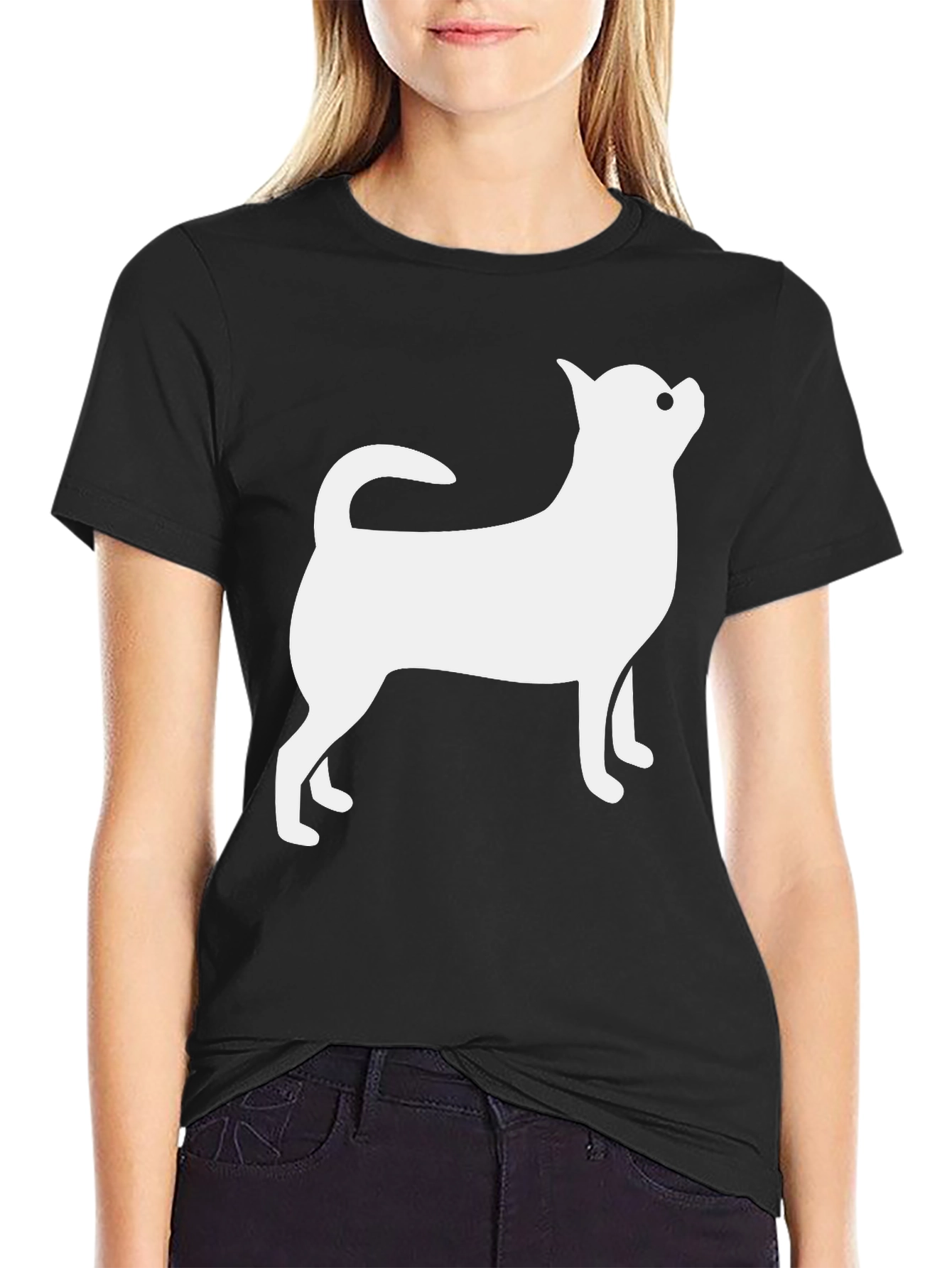 Dog Lovers Graphic Tee - Cute Chihuahua Design