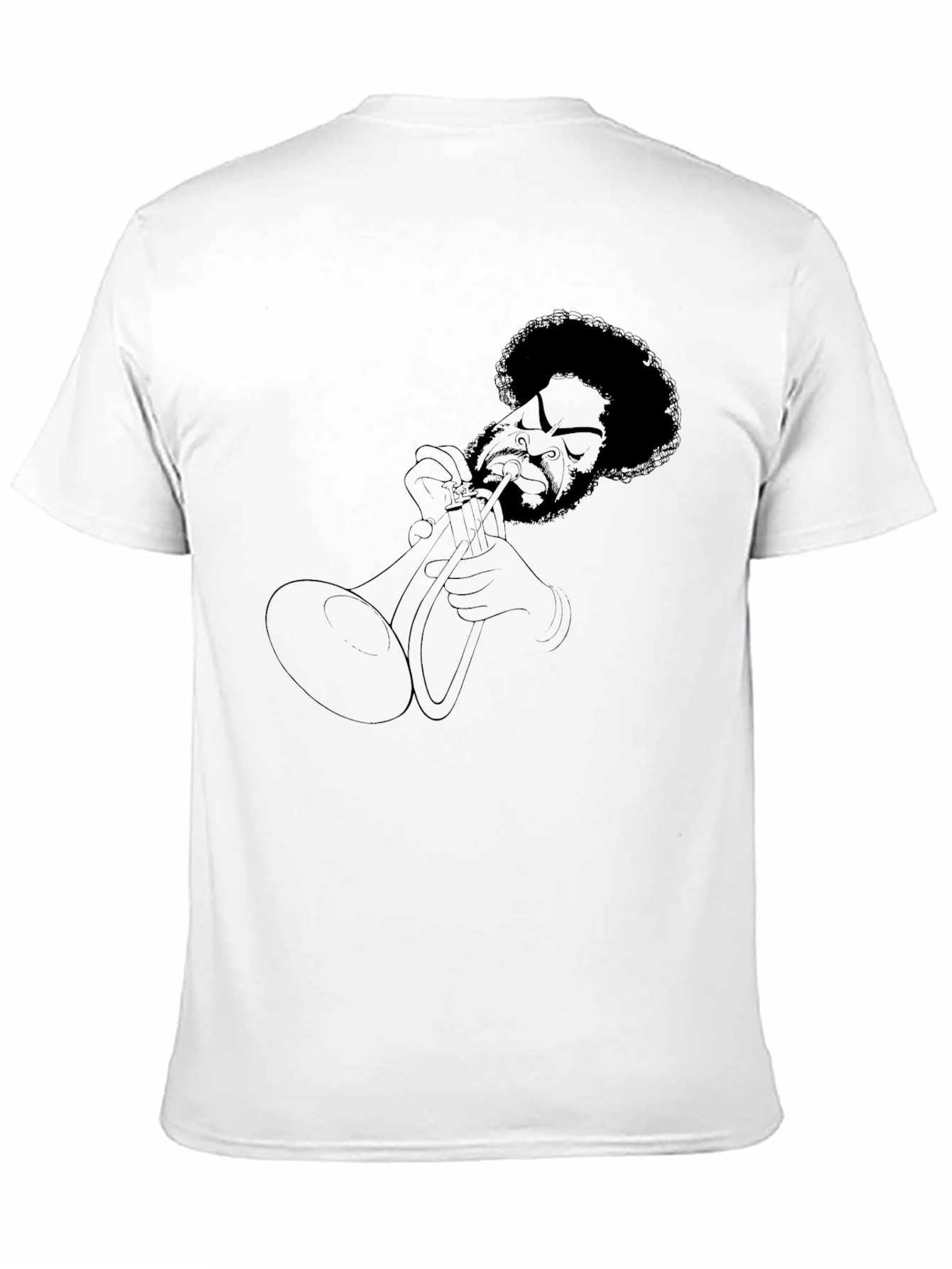 Black Jazz Musician T-Shirt