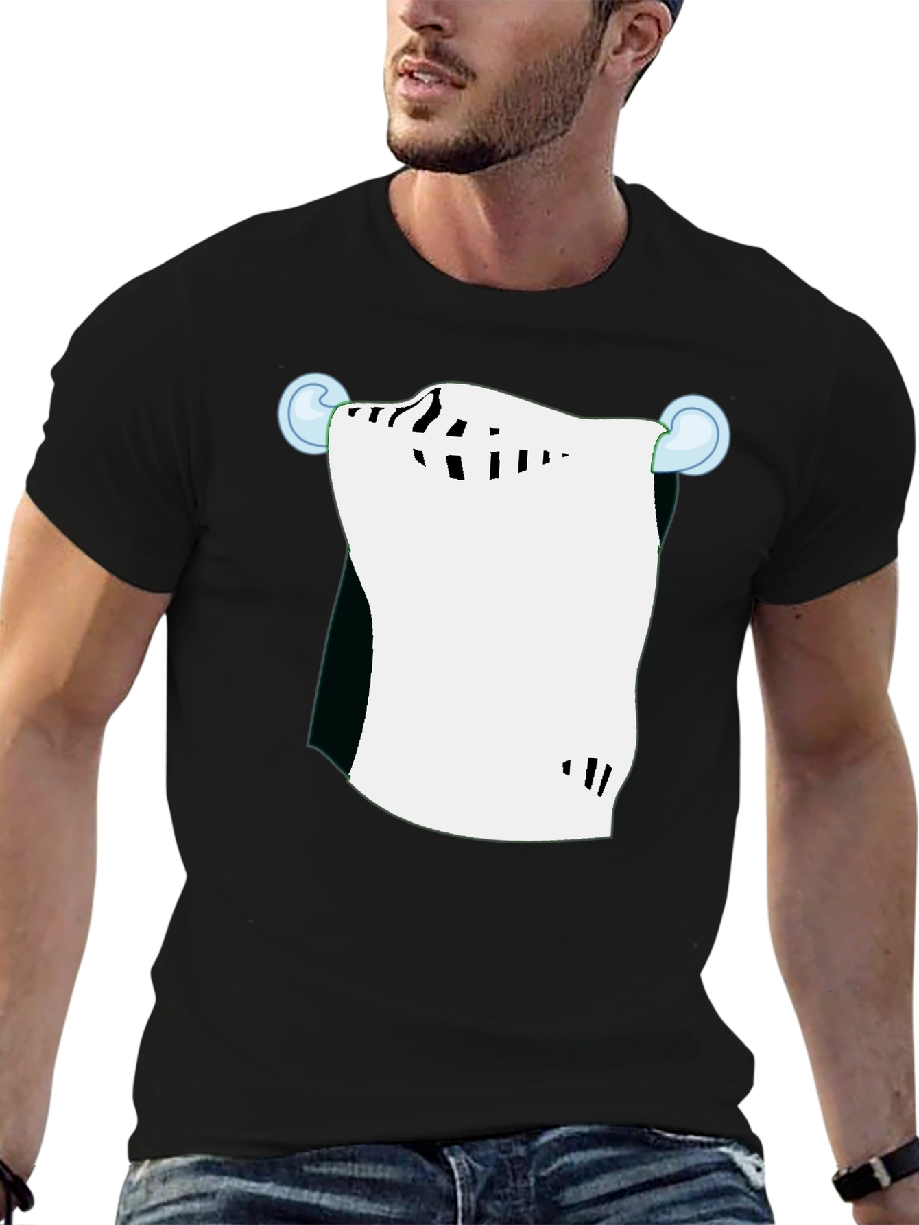 Novelty Towel Rack Graphic T-Shirt