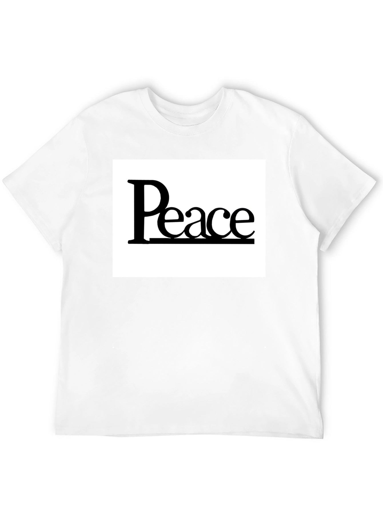 Peace Graphic Tee - Classic Black