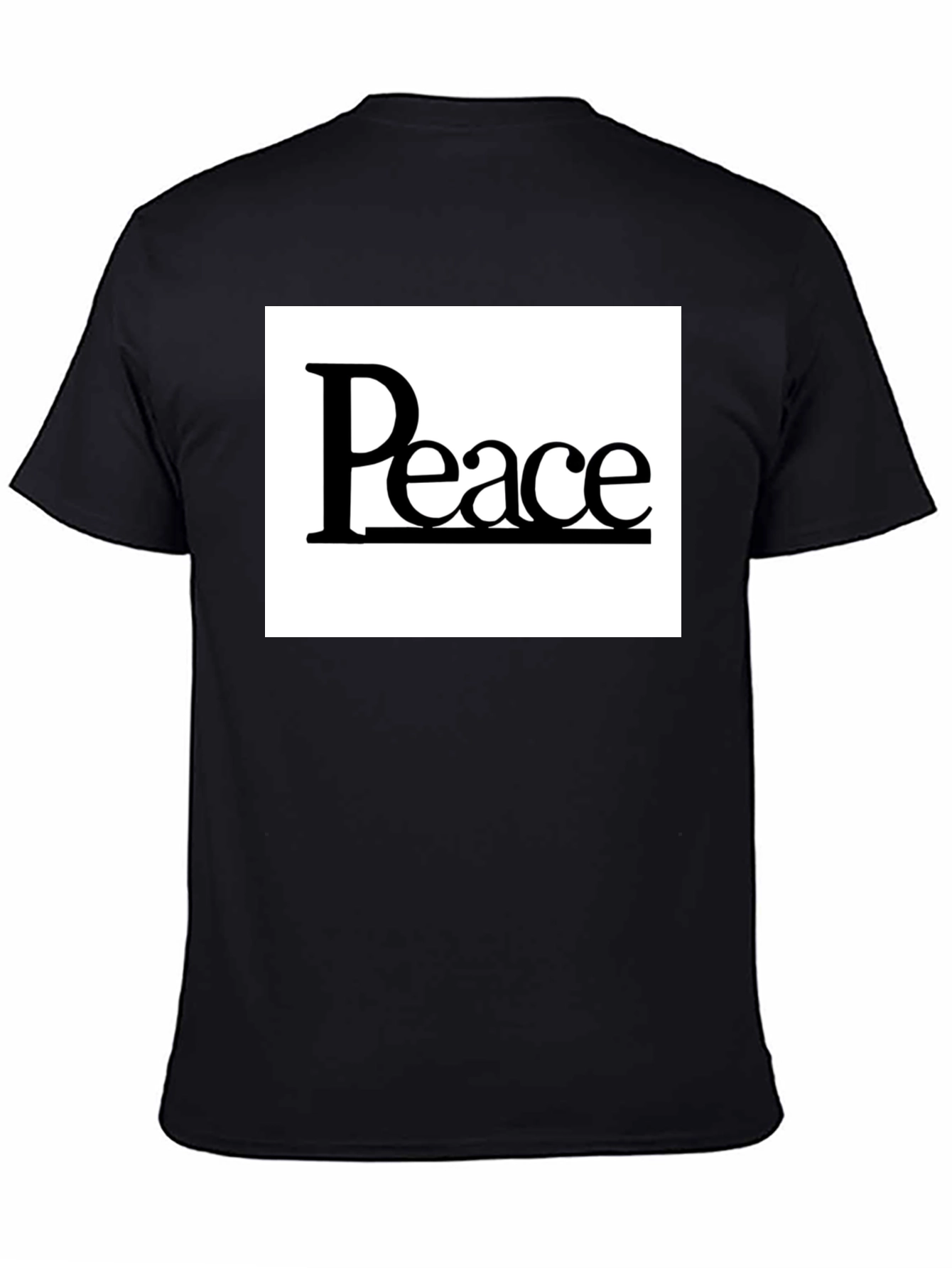 Peace Graphic Tee - Classic Black