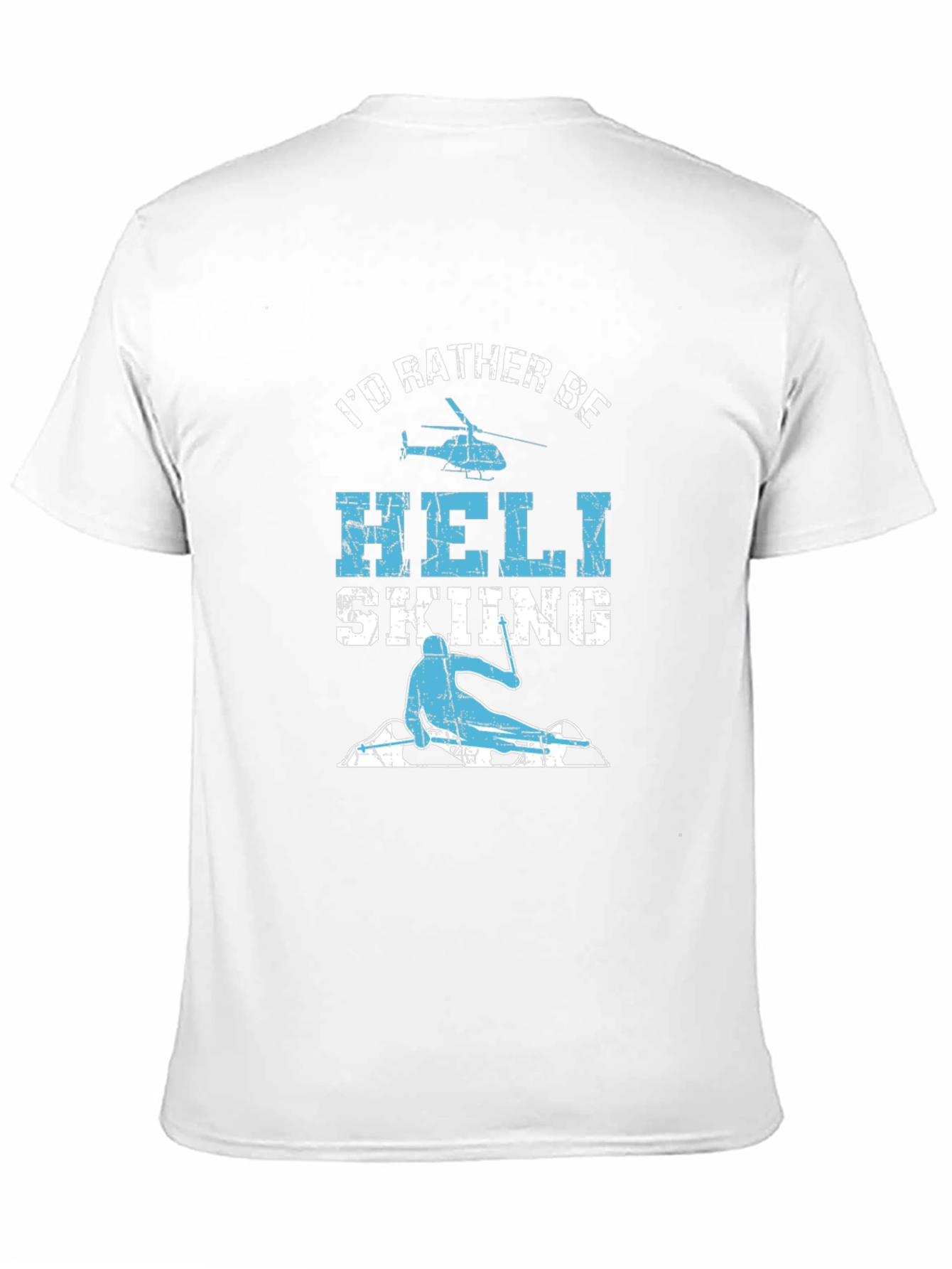 Heli Skiing T-Shirt - Adventure Ready!
