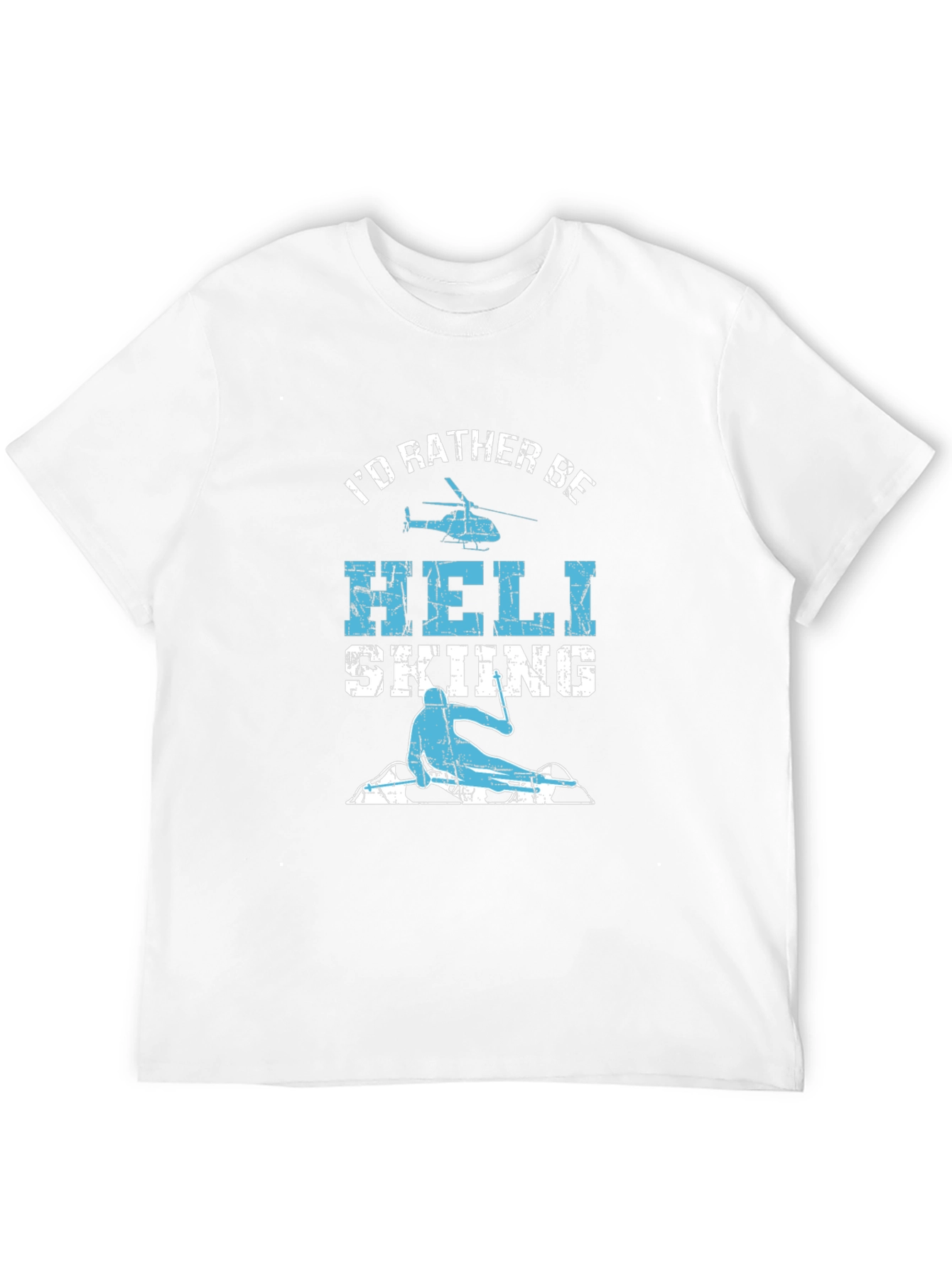 Heli Skiing T-Shirt - Adventure Ready!