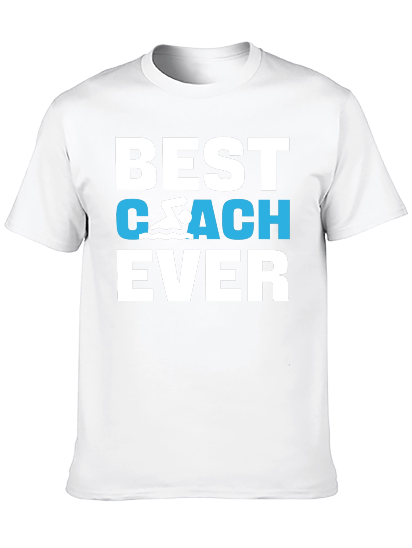 Best Coach Ever T-Shirt Swimming Fan
