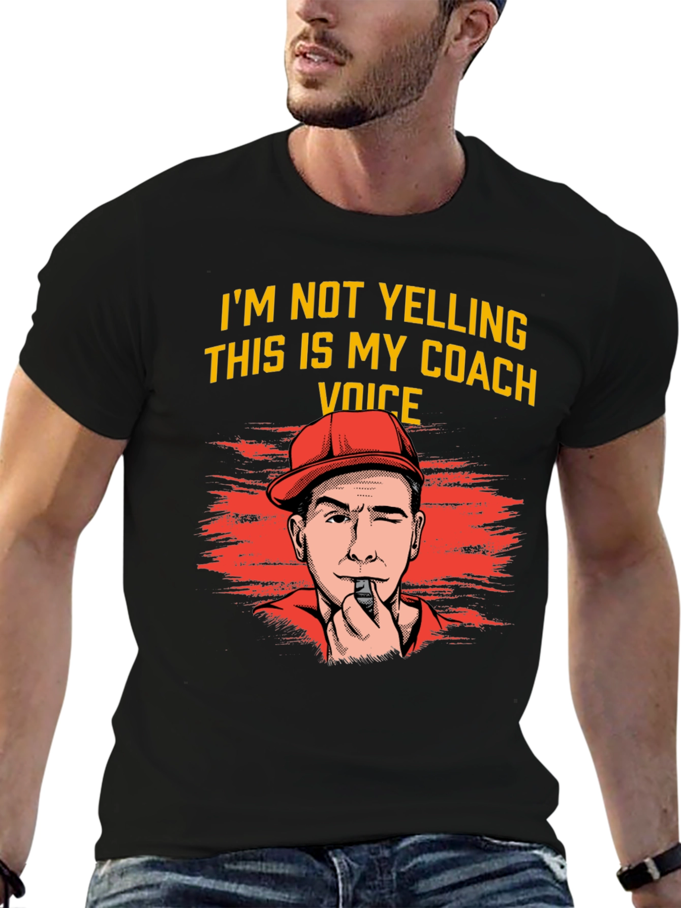 Coach Voice Graphic T-Shirt - Black
