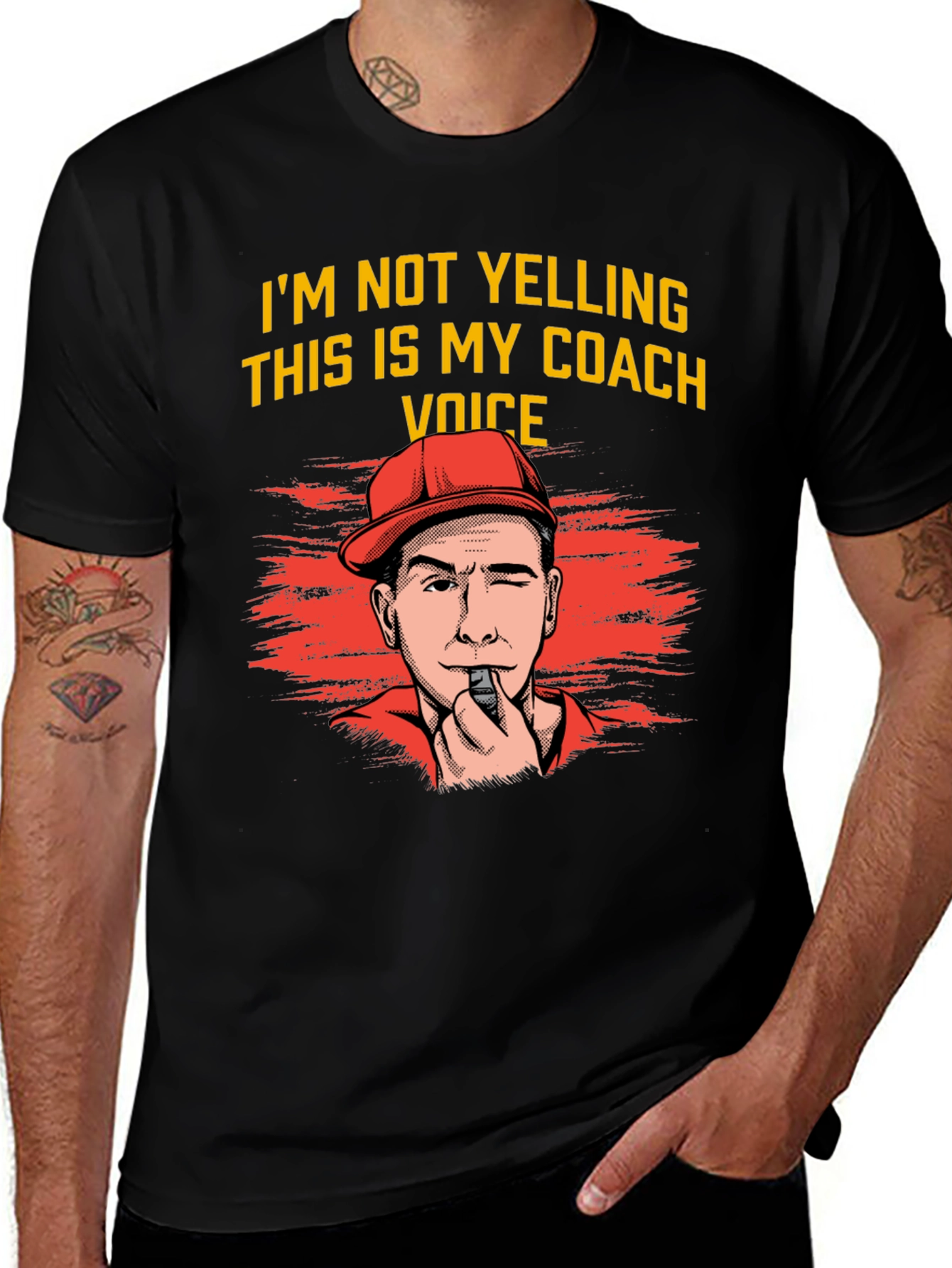 Coach Voice Graphic T-Shirt - Black