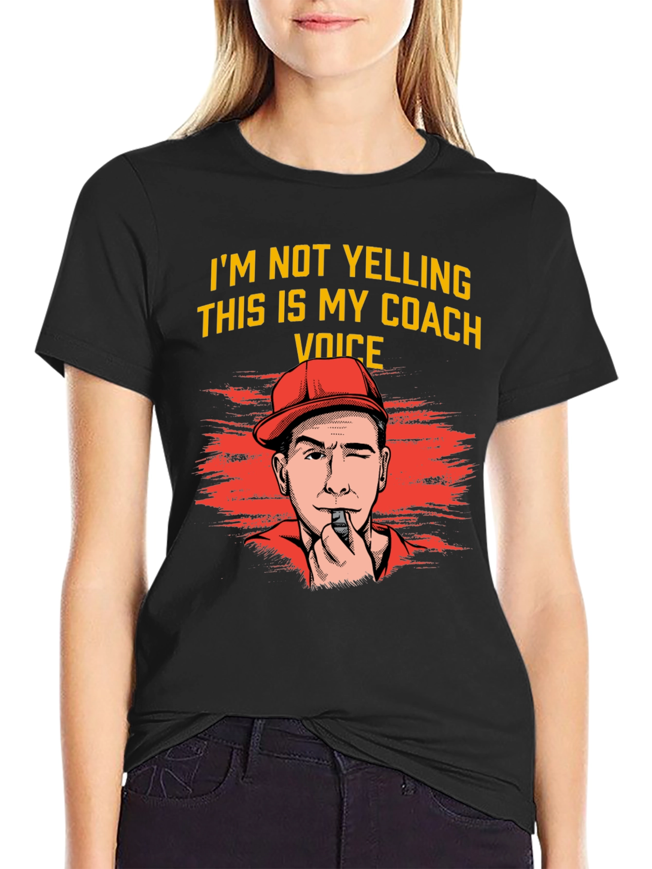 Coach Voice Graphic T-Shirt - Black