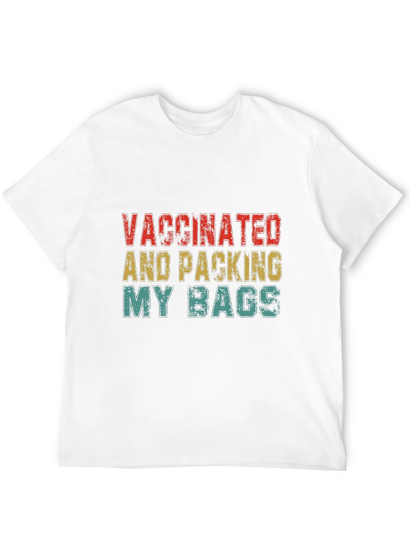 Vaccinated & Packing My Bags Graphic Tee
