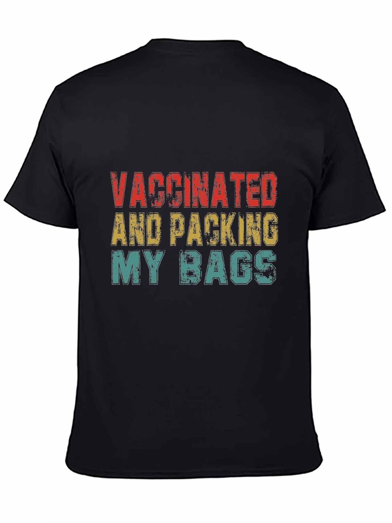 Vaccinated & Packing My Bags Graphic Tee
