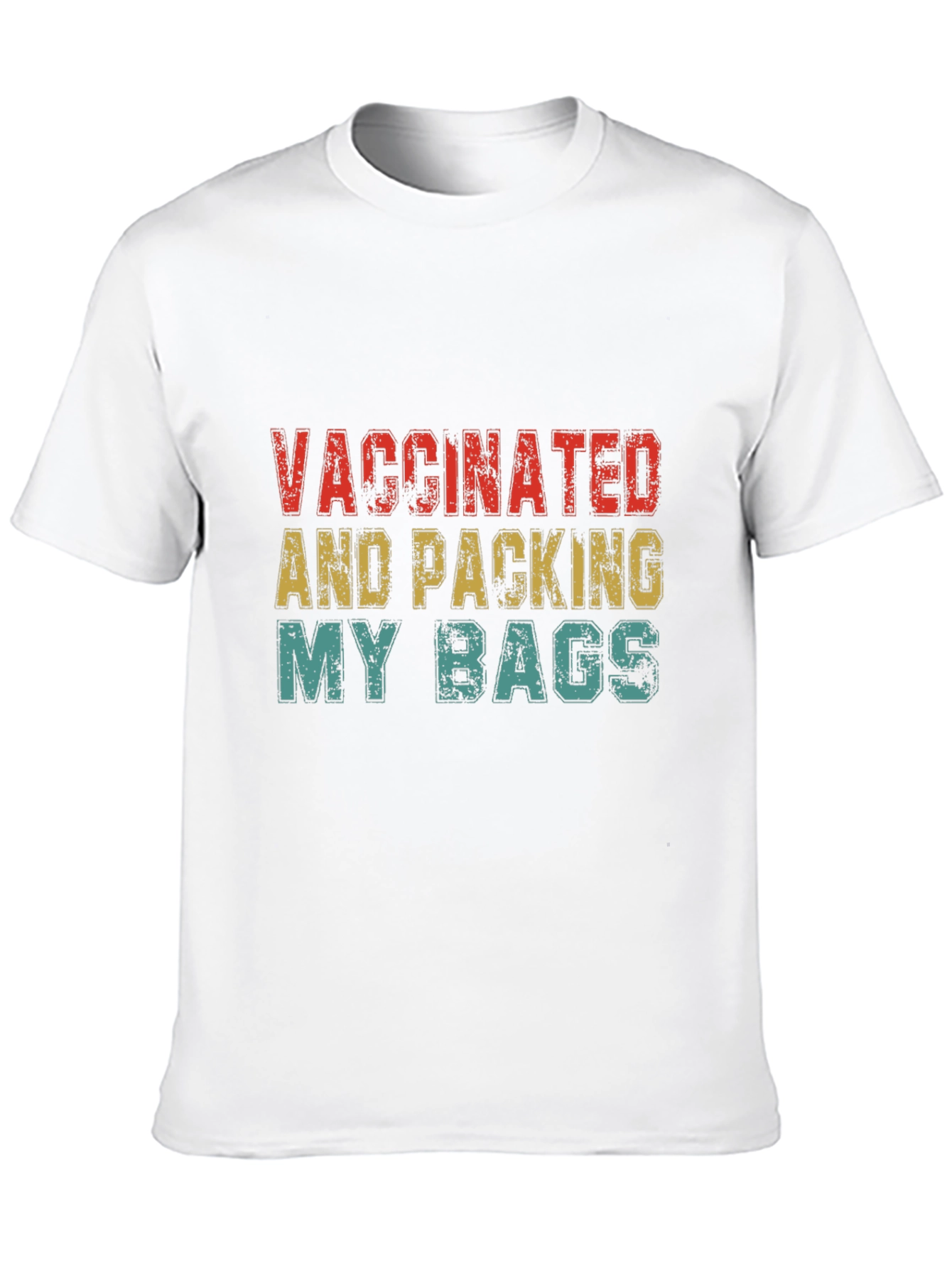 Vaccinated & Packing My Bags Graphic Tee