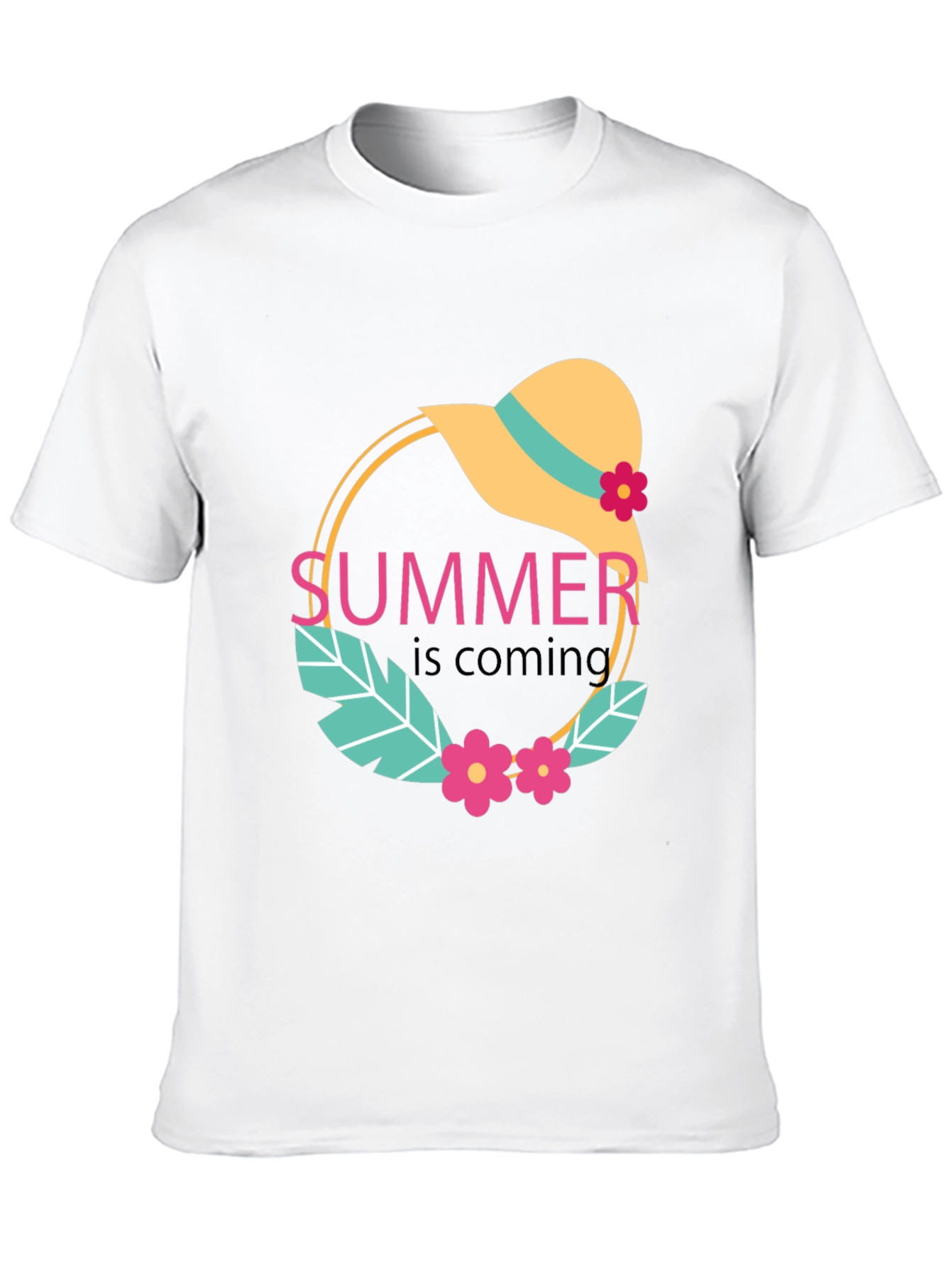 Summer is Coming Black Graphic Tee