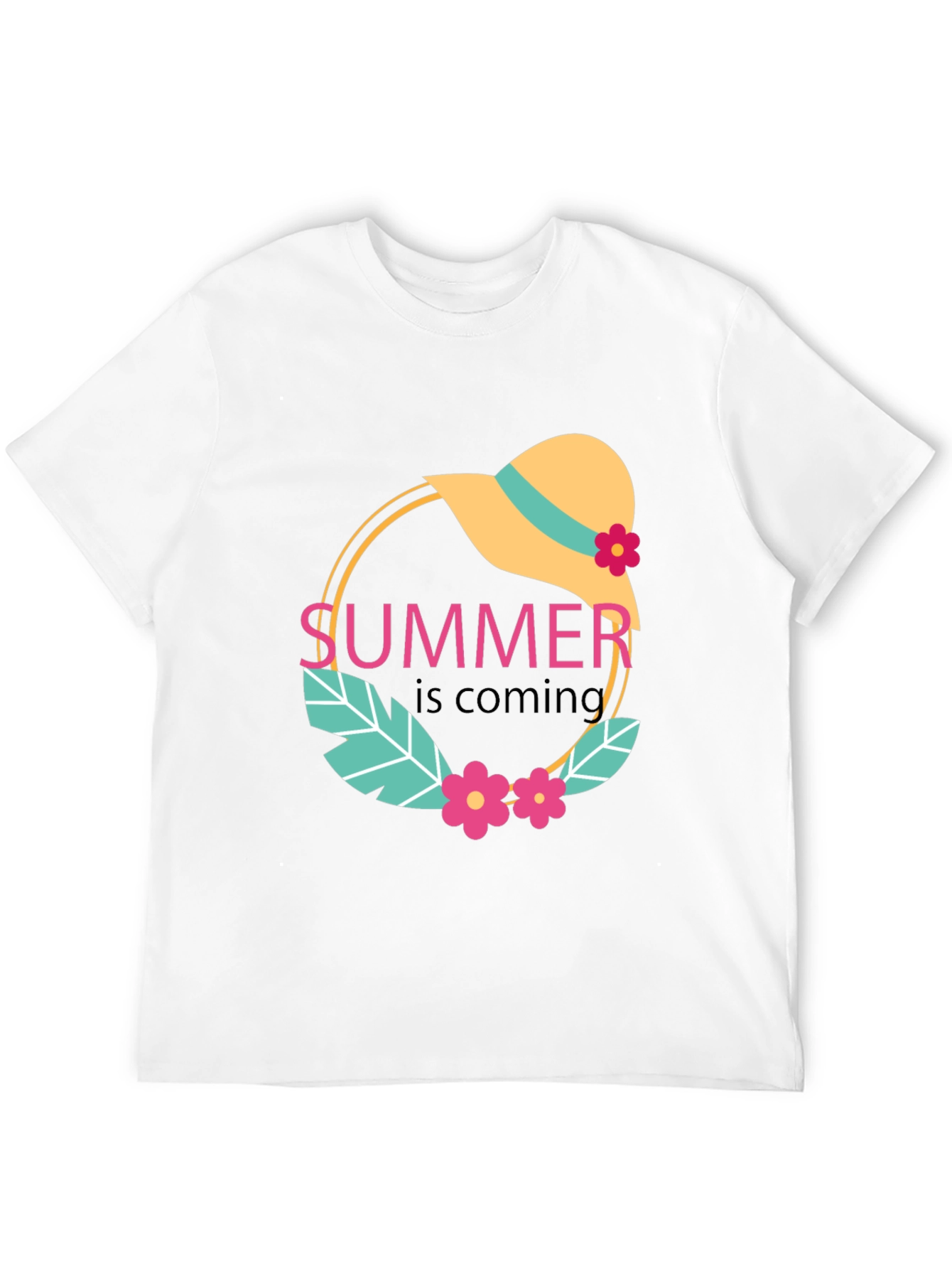 Summer is Coming Black Graphic Tee