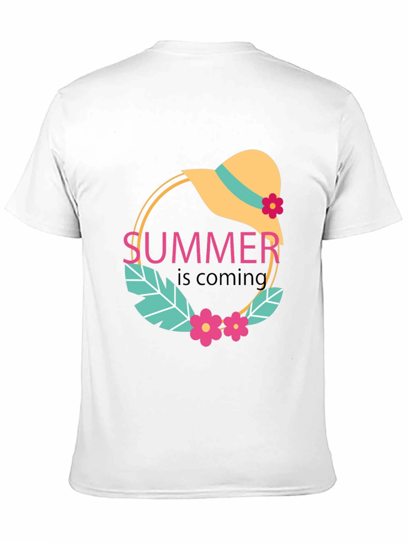 Summer is Coming Black Graphic Tee