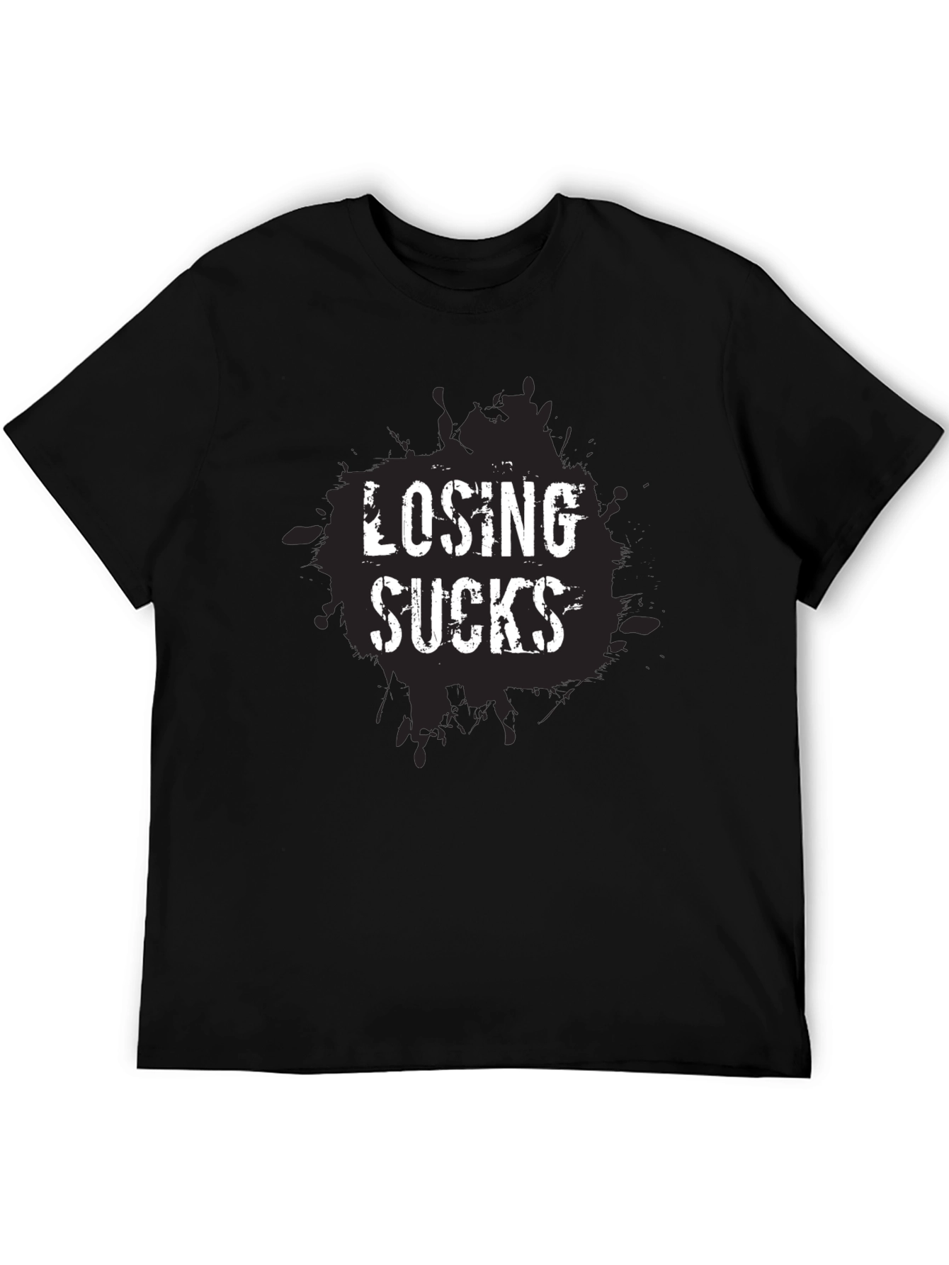 Losing Sucks Black T-Shirt