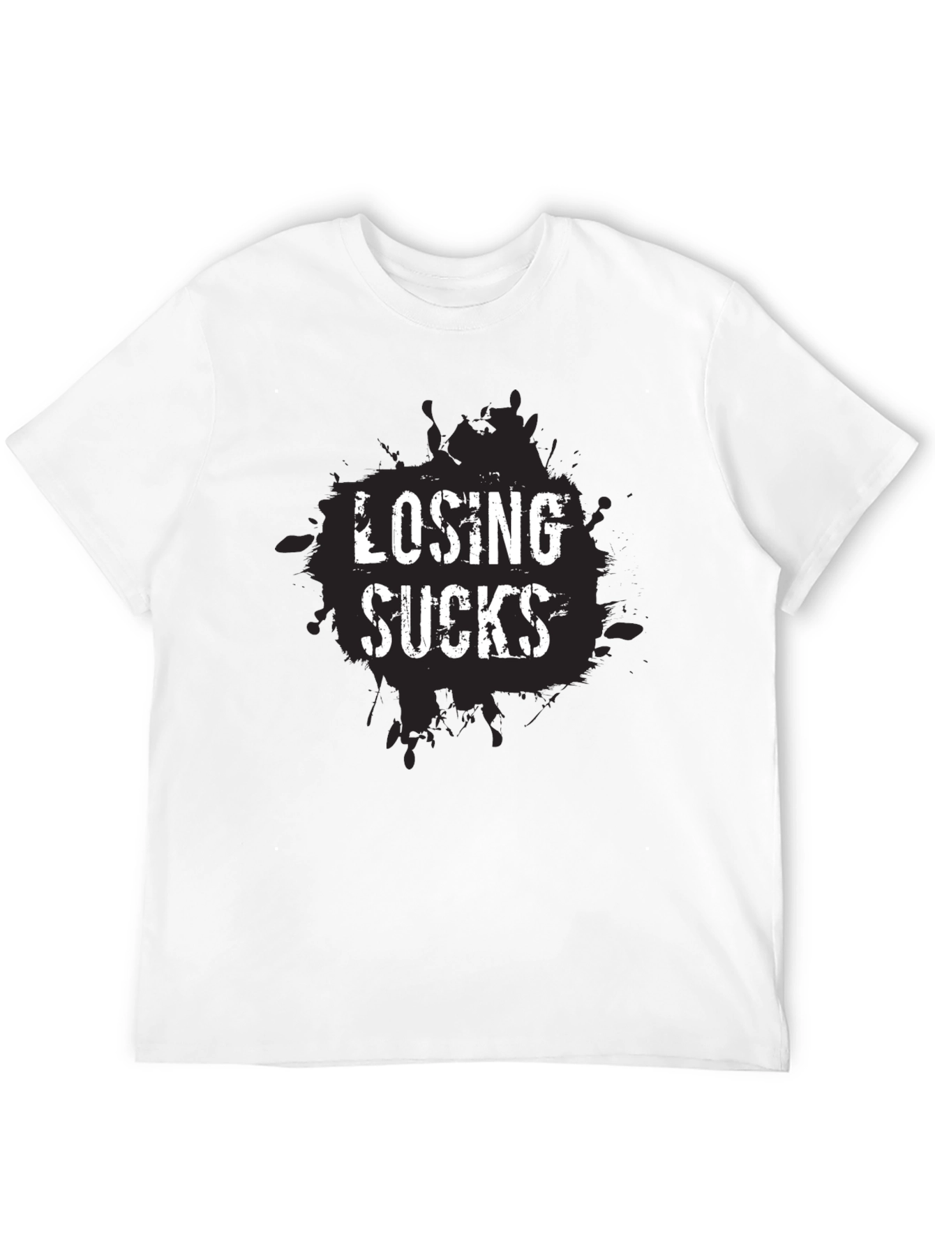 Losing Sucks Black T-Shirt