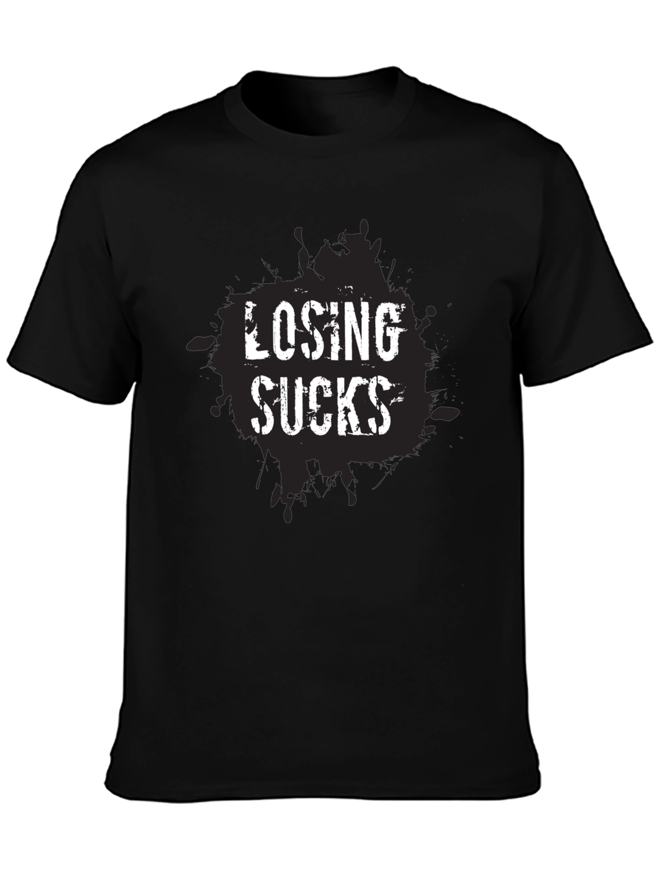Losing Sucks Black T-Shirt