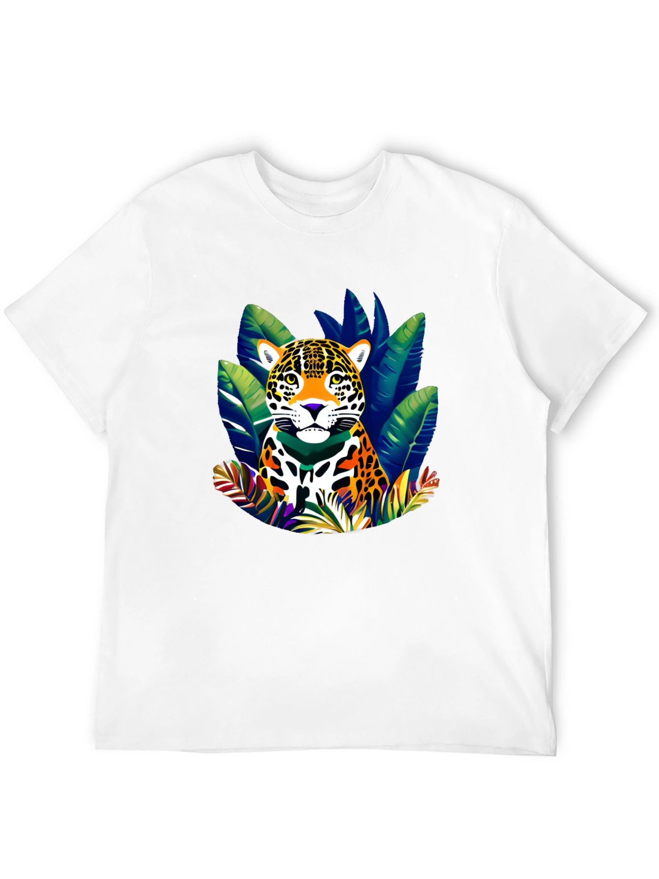 Jaguar Jungle Graphic T-Shirt - Bold Wildlife Design