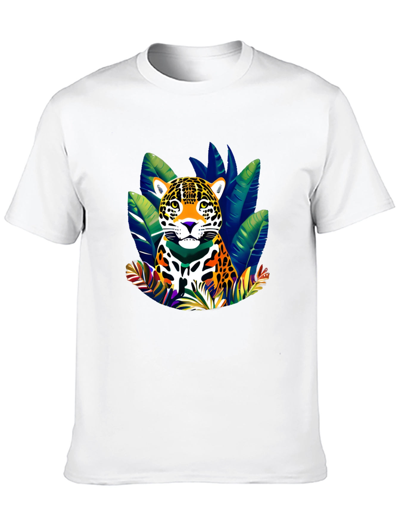 Jaguar Jungle Graphic T-Shirt - Bold Wildlife Design