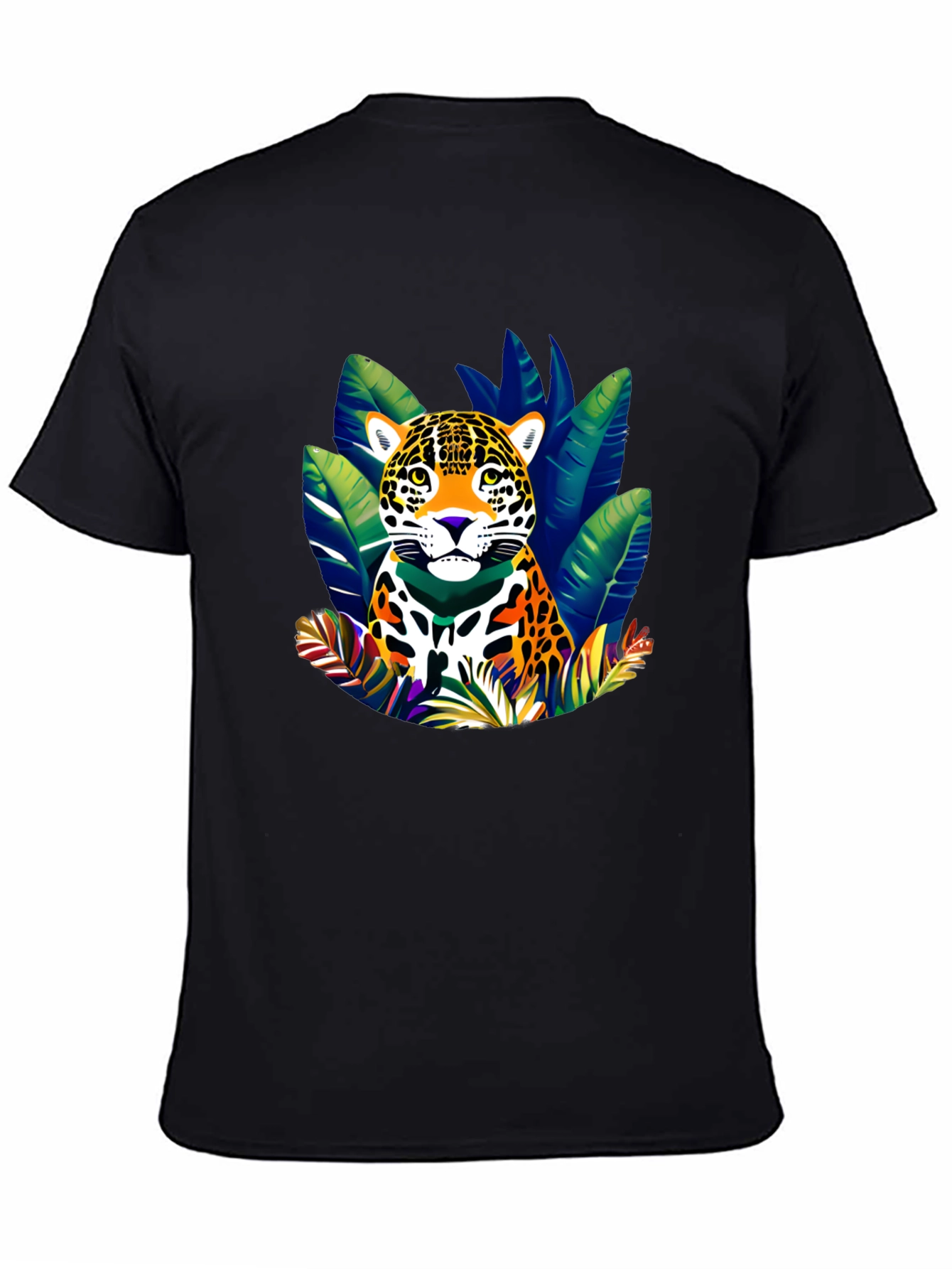Jaguar Jungle Graphic T-Shirt - Bold Wildlife Design