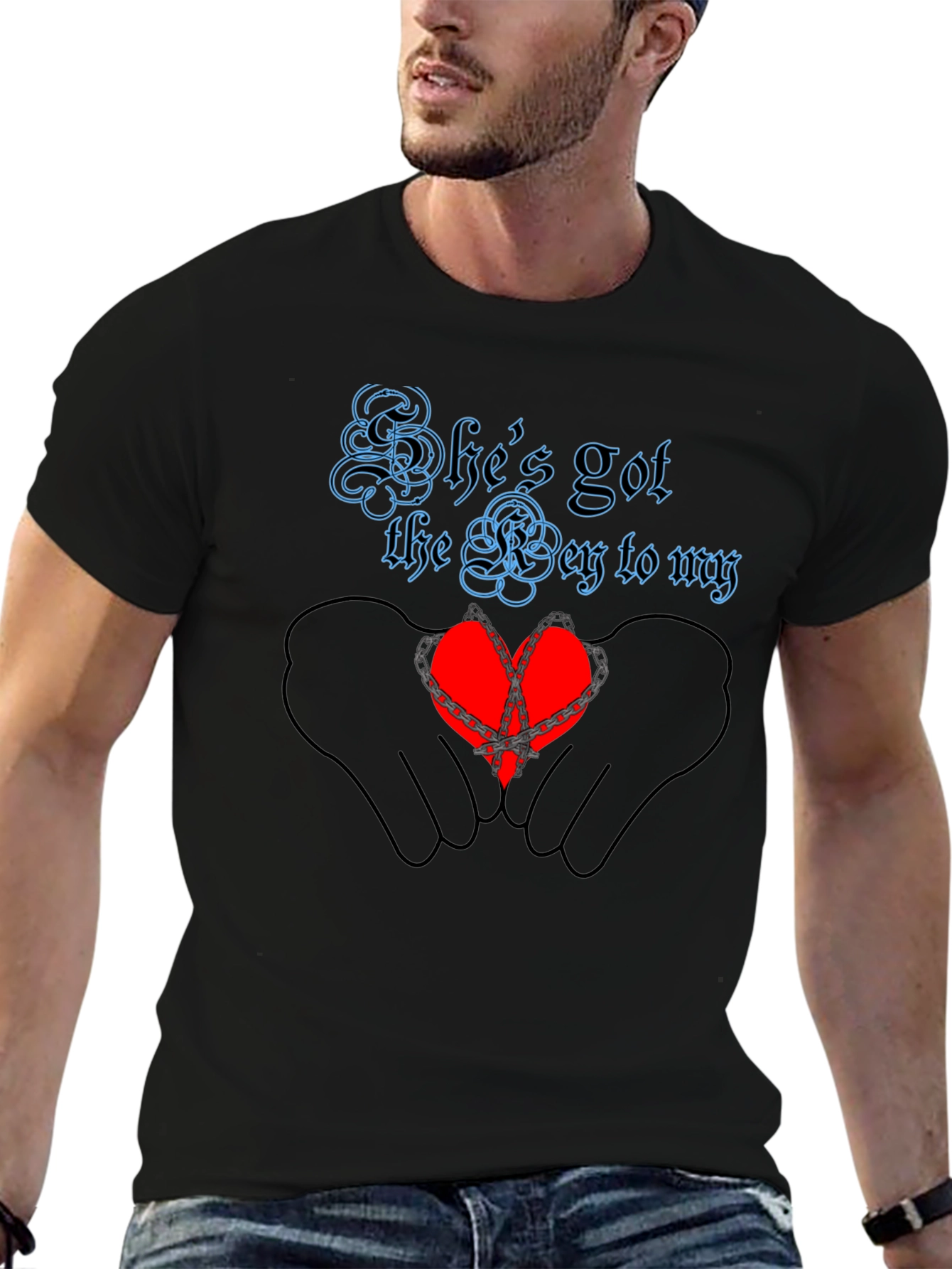 Shes Got the Key to My Heart Graphic T-Shirt
