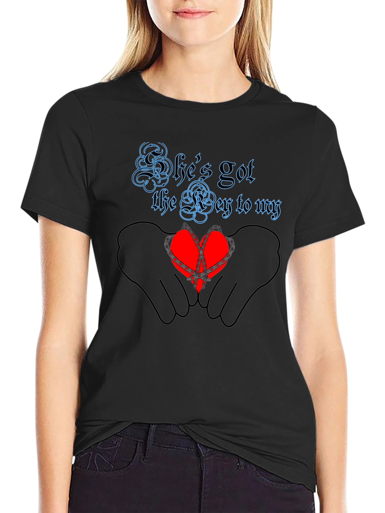 Shes Got the Key to My Heart Graphic T-Shirt