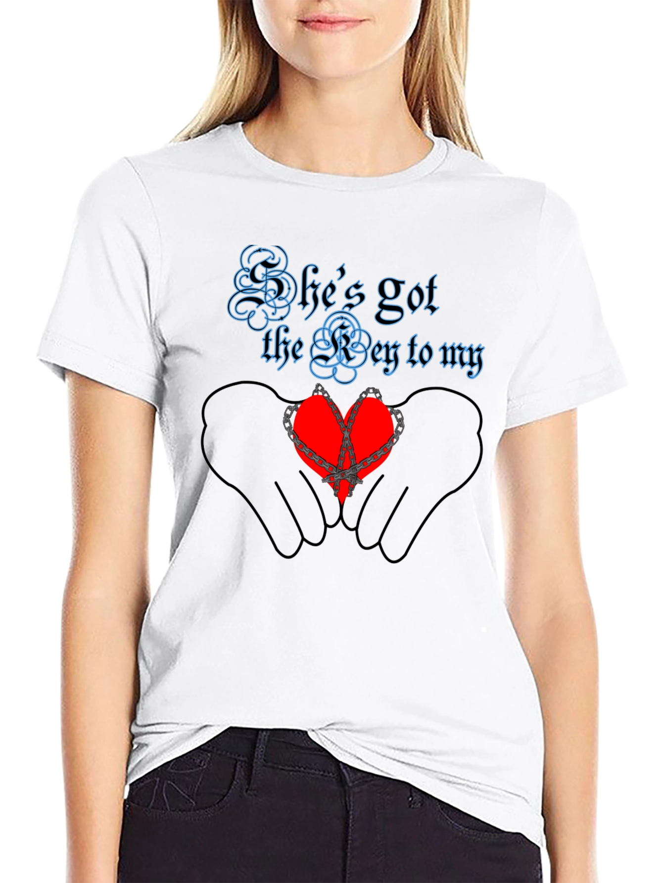 Shes Got the Key to My Heart Graphic T-Shirt