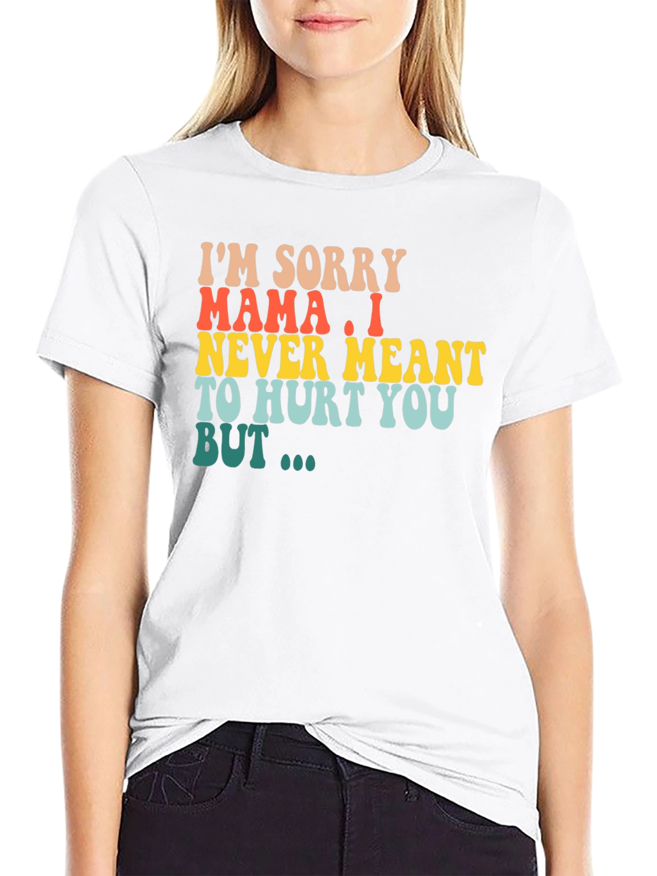 Retro Mama Apology Graphic Tee