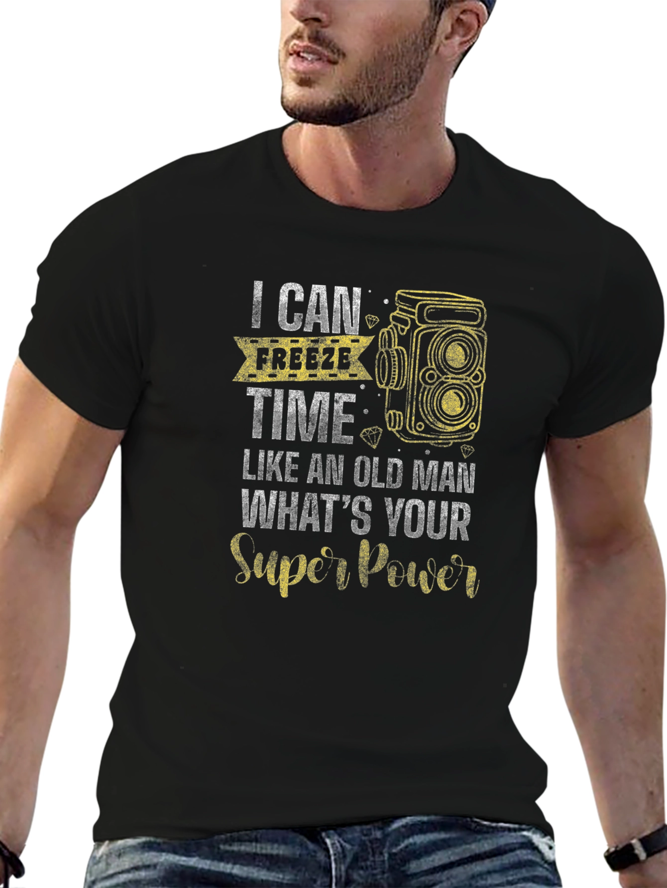 I Can Freeze Time Camera Graphic Tee