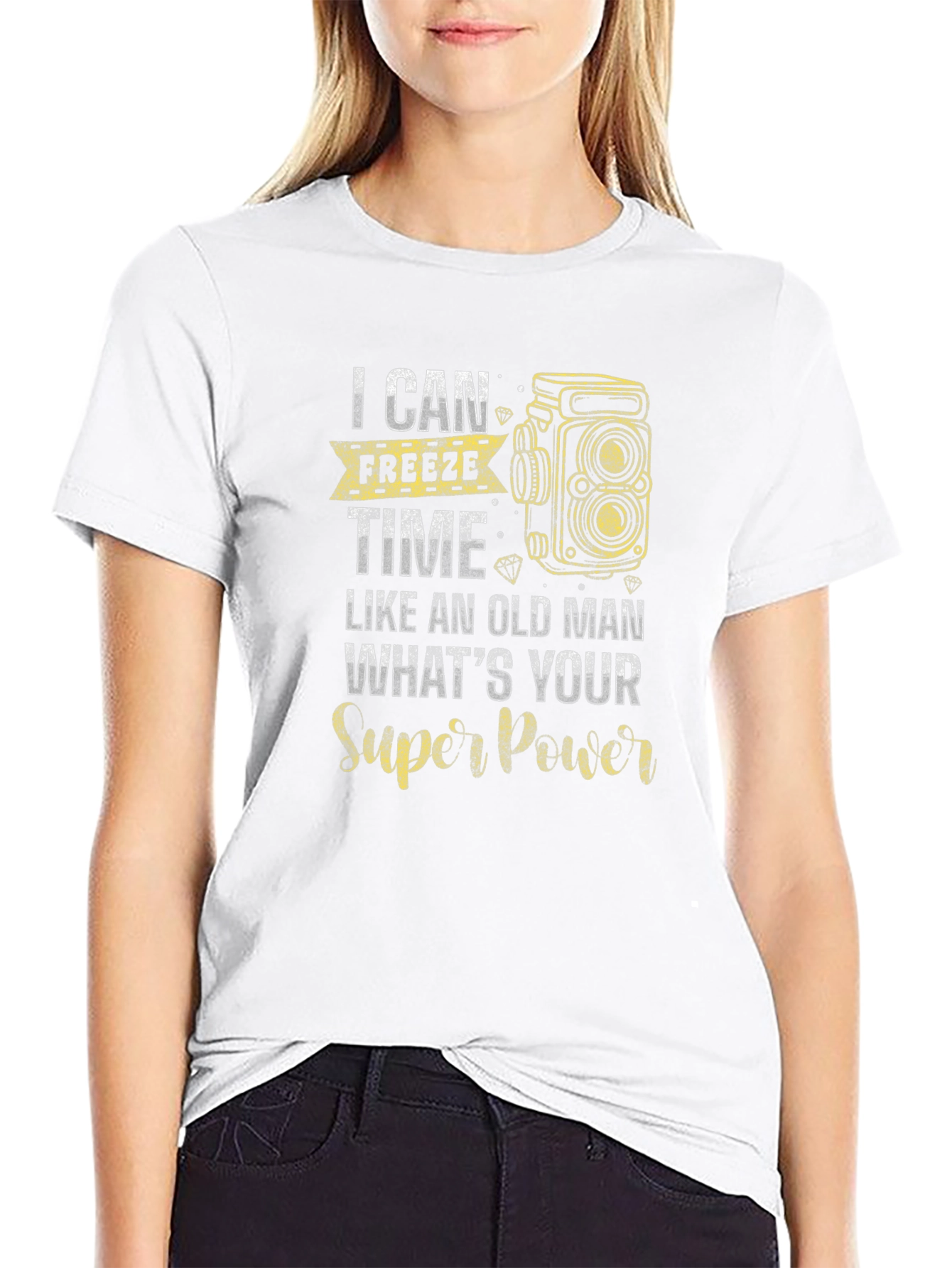I Can Freeze Time Camera Graphic Tee