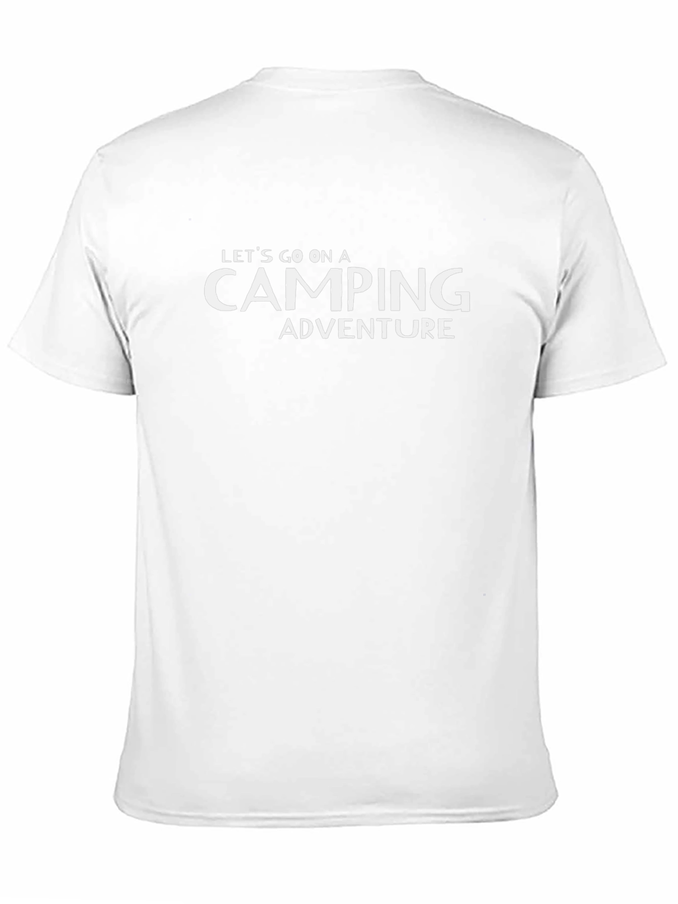 Camping Adventure Black T-Shirt