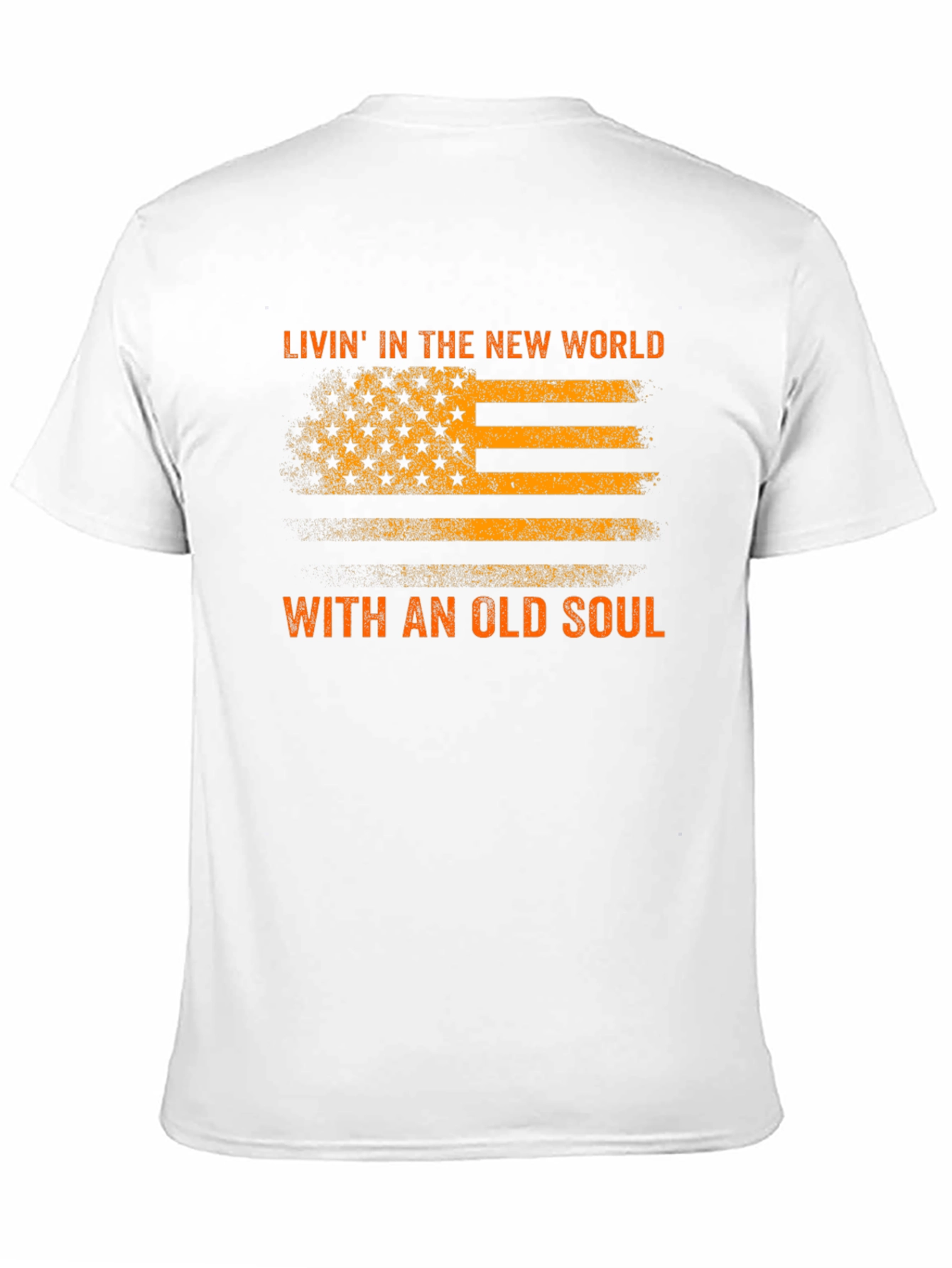 Old Soul USA Flag Graphic T-Shirt
