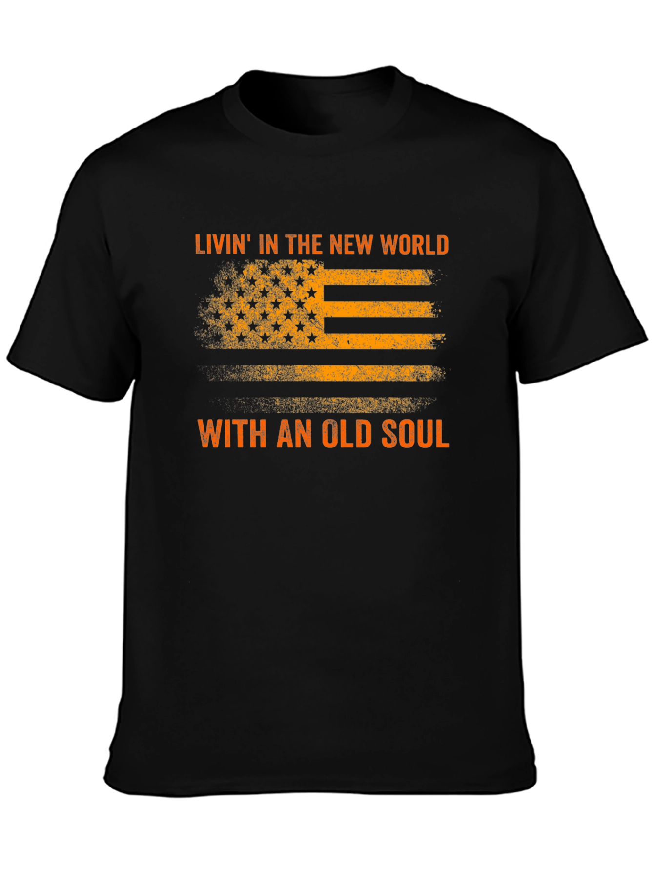Old Soul USA Flag Graphic T-Shirt