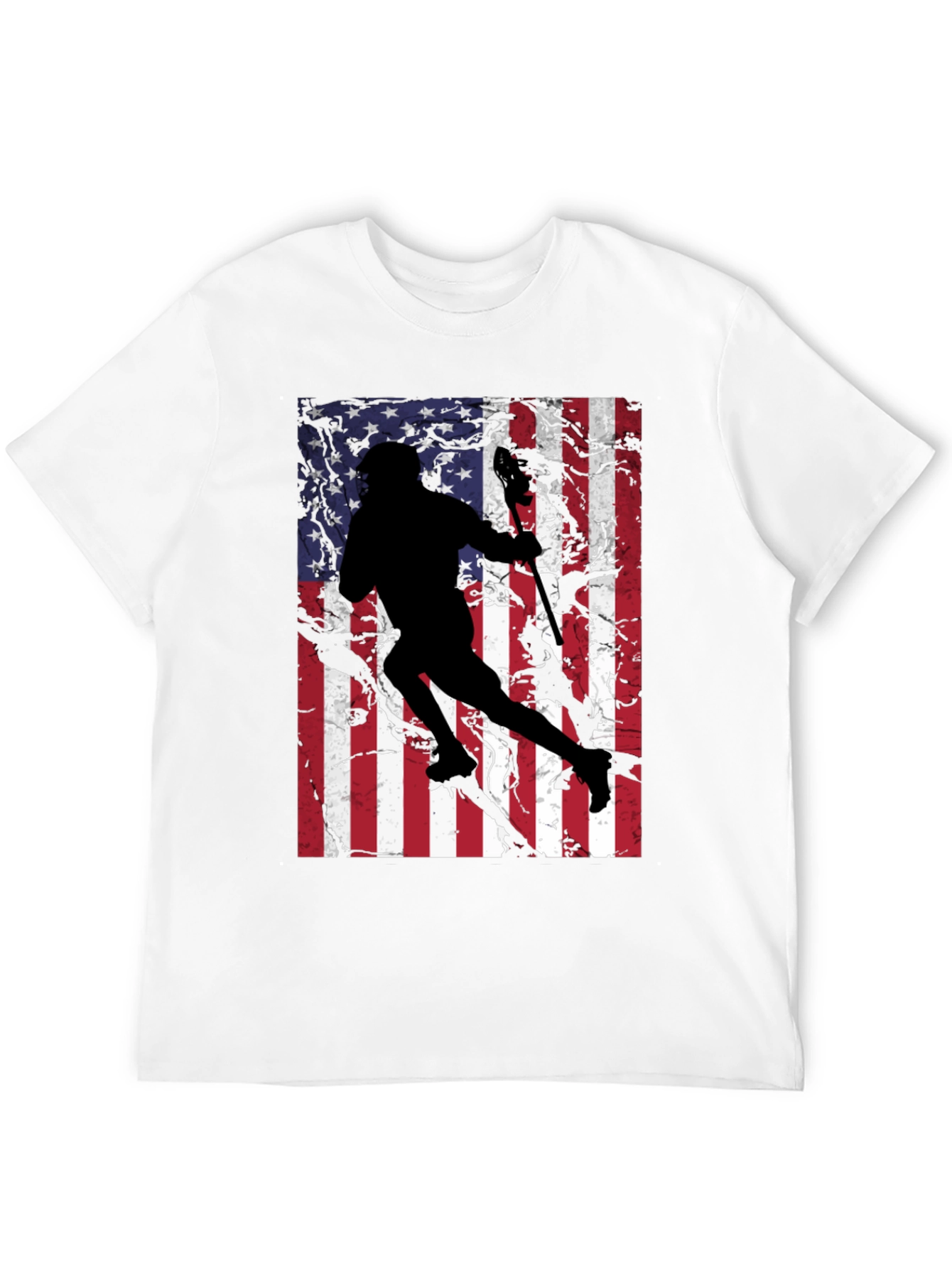 USA Lacrosse Player T-Shirt