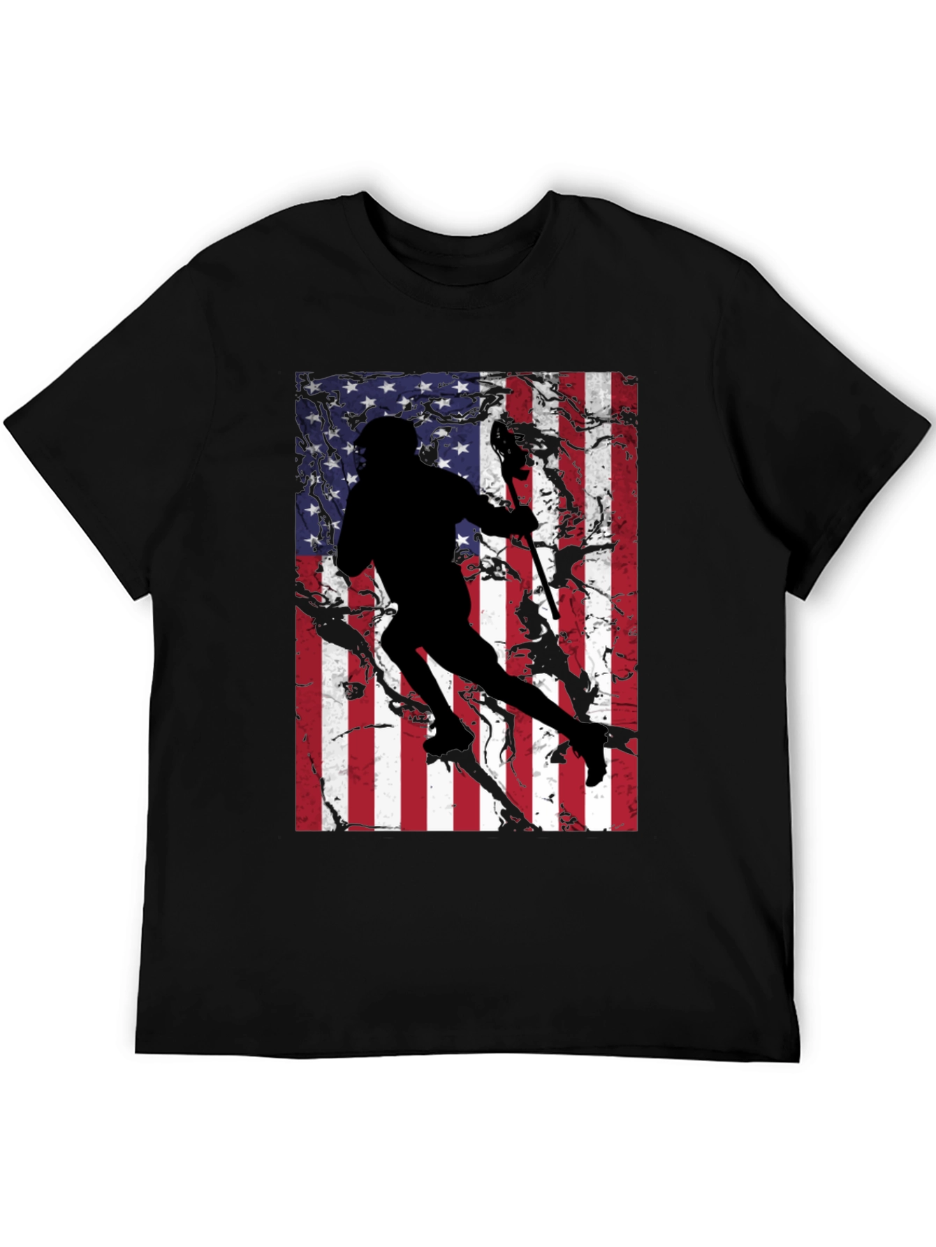 USA Lacrosse Player T-Shirt