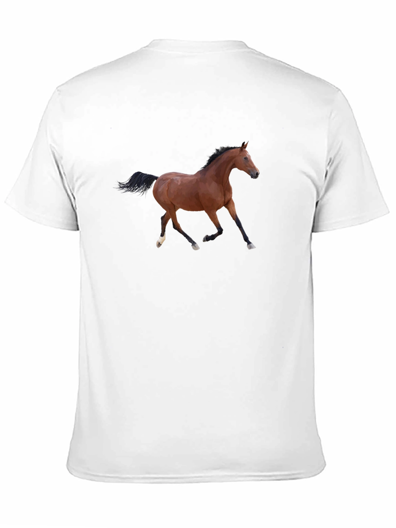 Horse Graphic Black T-Shirt