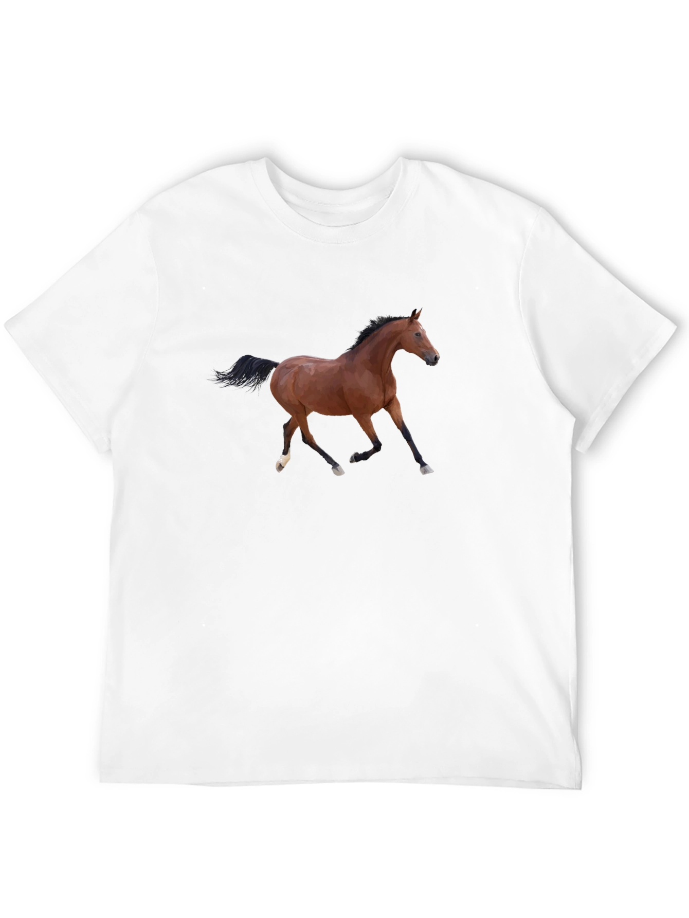 Horse Graphic Black T-Shirt