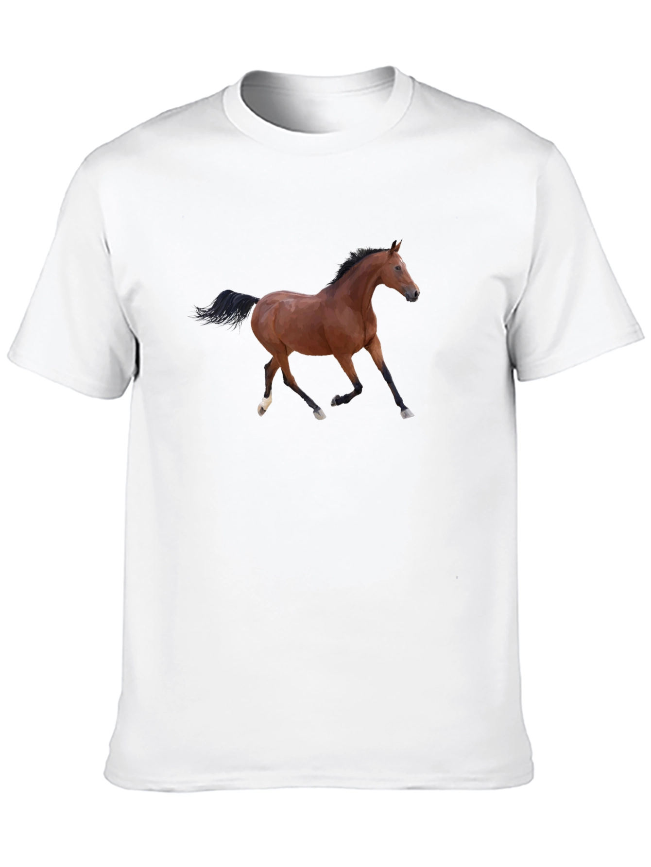 Horse Graphic Black T-Shirt