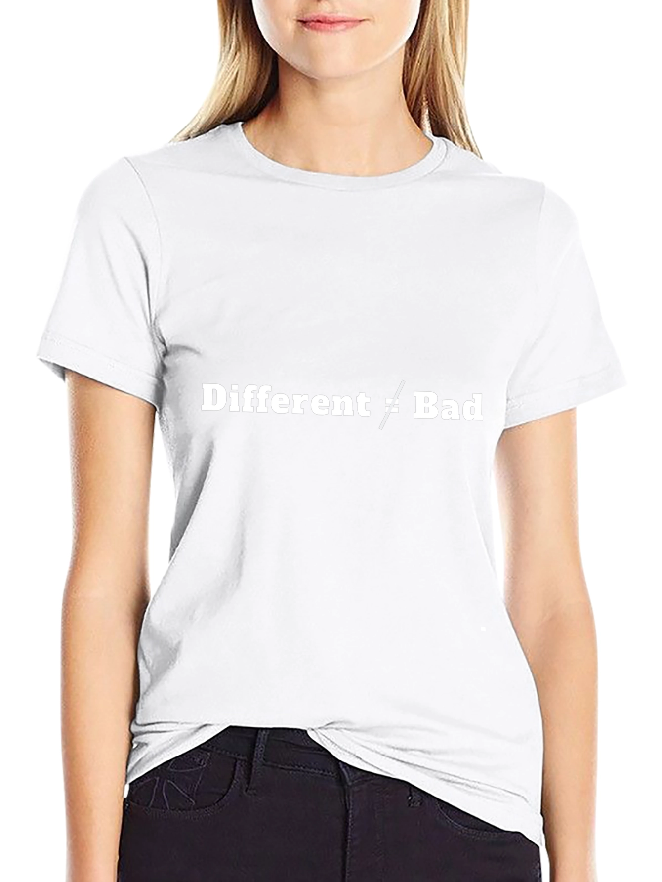 Different Not Bad Graphic Tee - Black T-Shirt