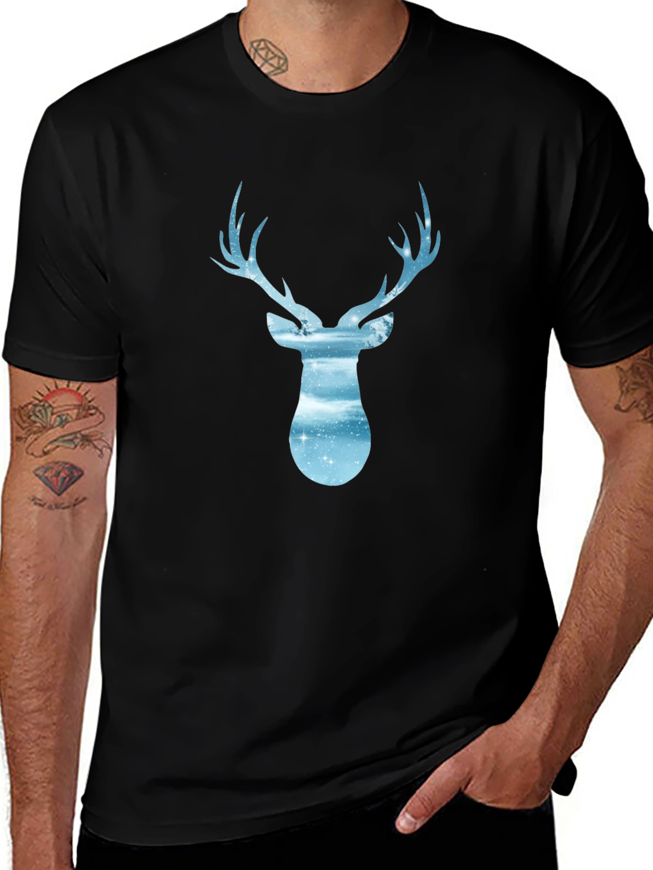 Deer Silhouette Graphic Tee