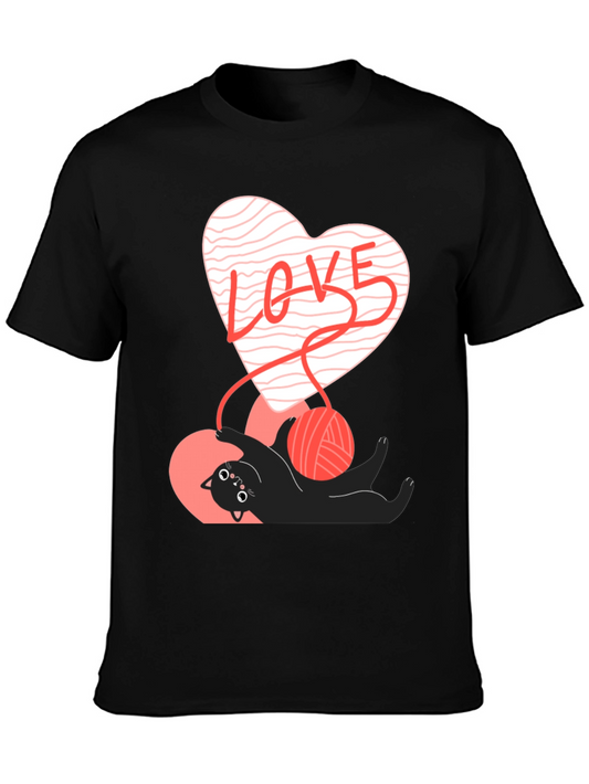 Love Cat T-Shirt - Cute Valentines Day Tee