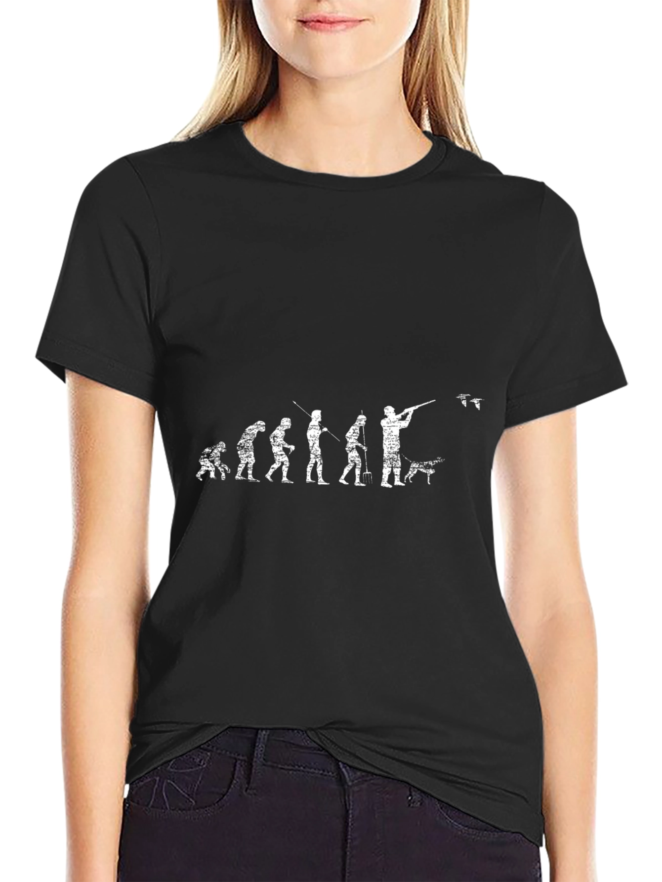 Evolution of Hunter Graphic T-Shirt