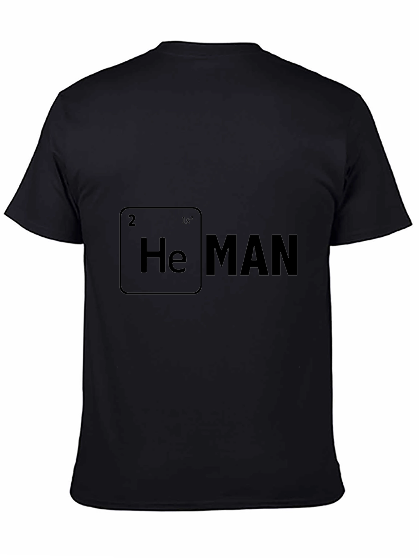 He Man Periodic Table Graphic T-Shirt - Black