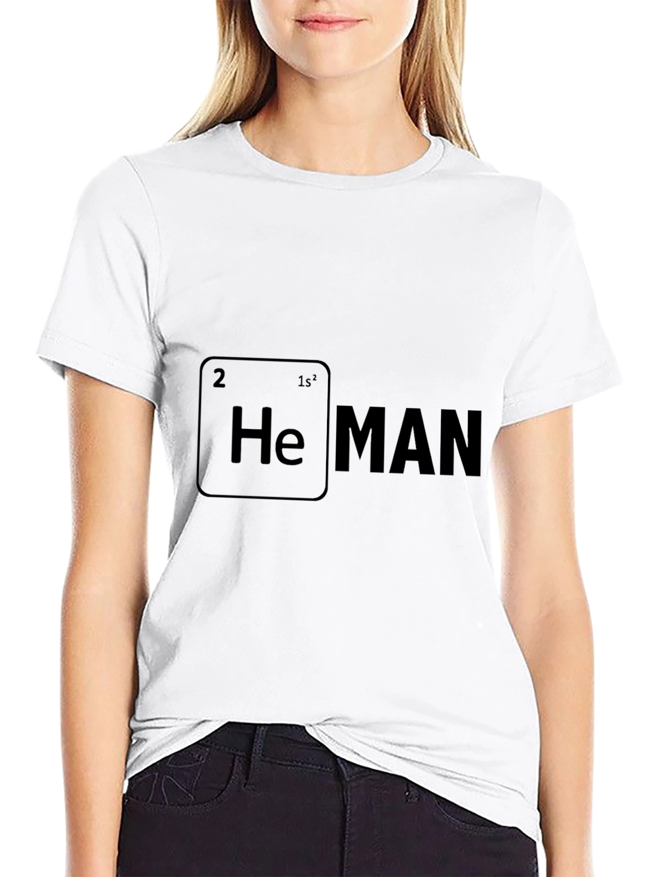 He Man Periodic Table Graphic T-Shirt - Black