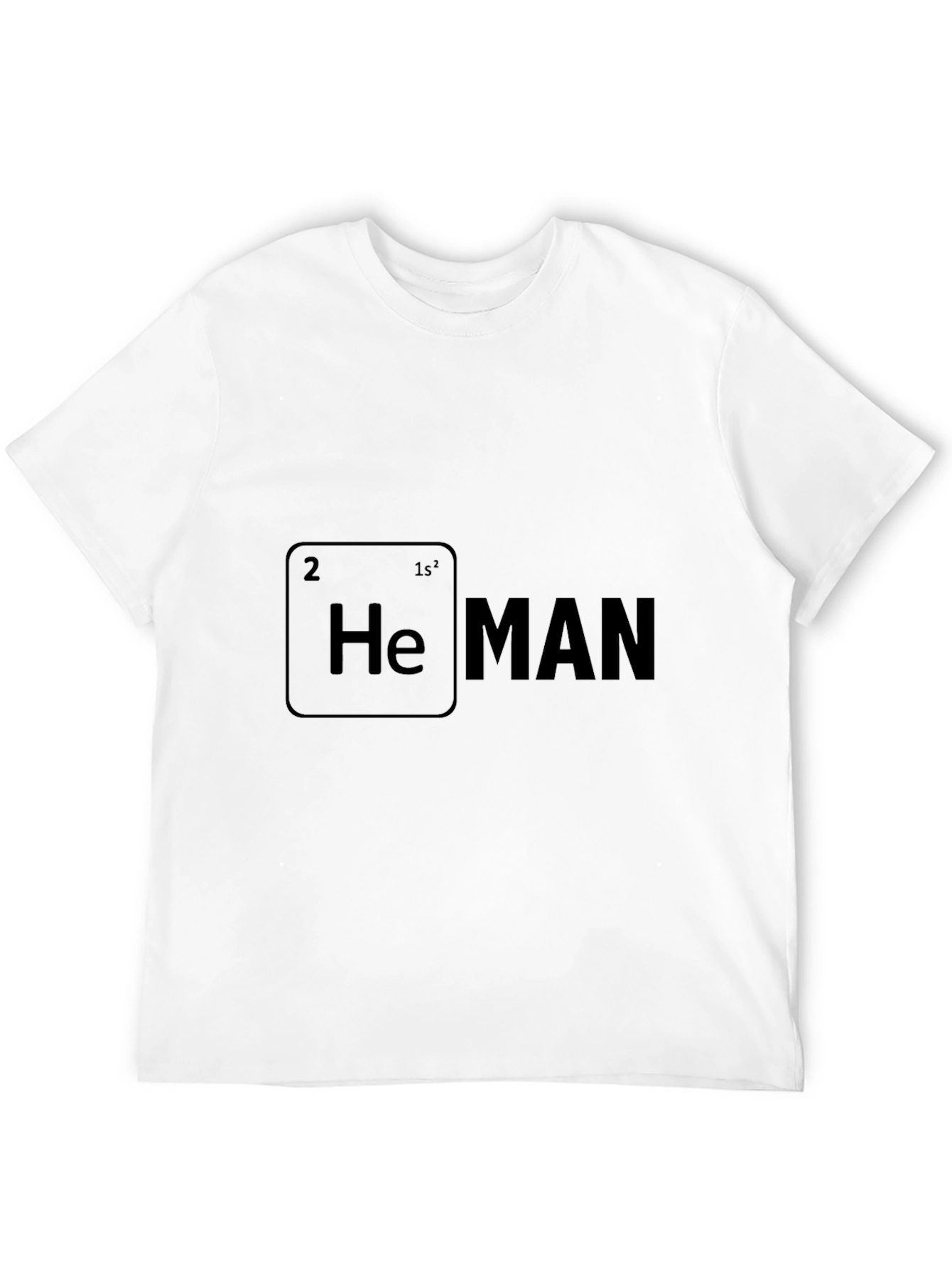 He Man Periodic Table Graphic T-Shirt - Black