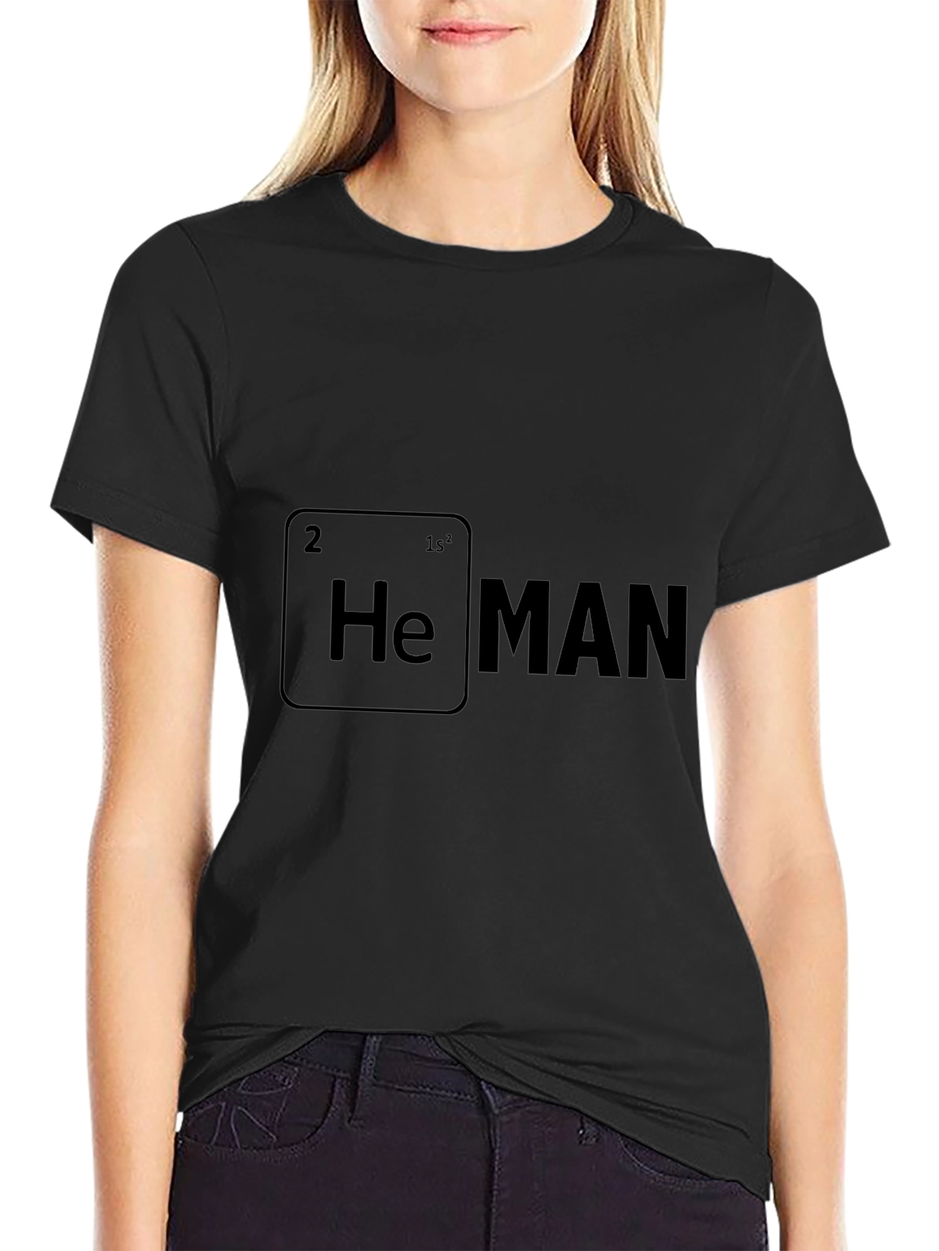 He Man Periodic Table Graphic T-Shirt - Black