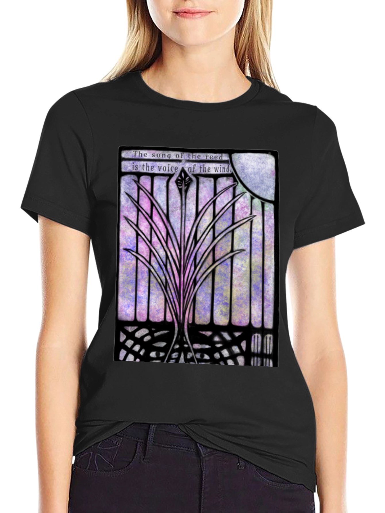 Song of the Reed Graphic T-Shirt - Black