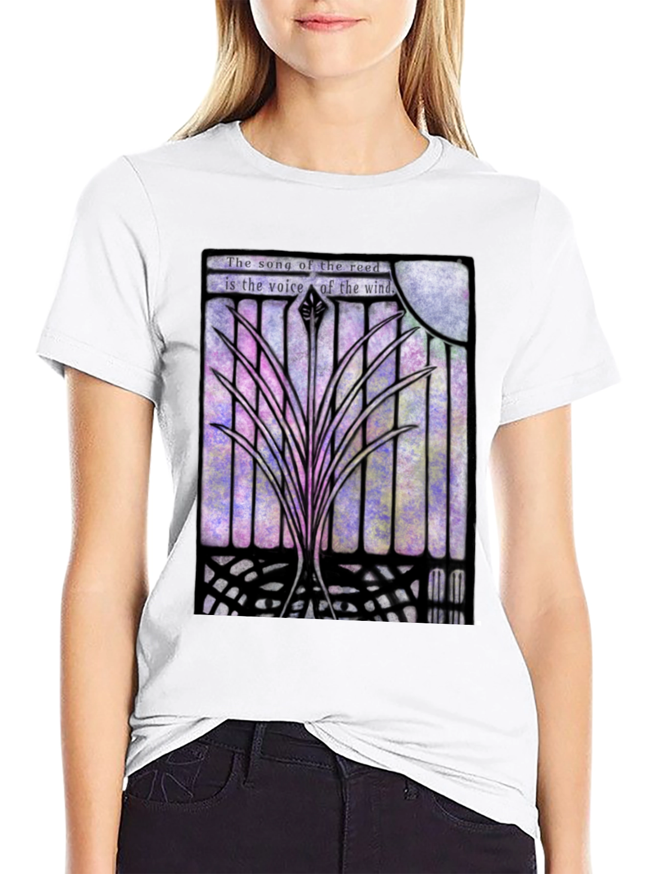 Song of the Reed Graphic T-Shirt - Black
