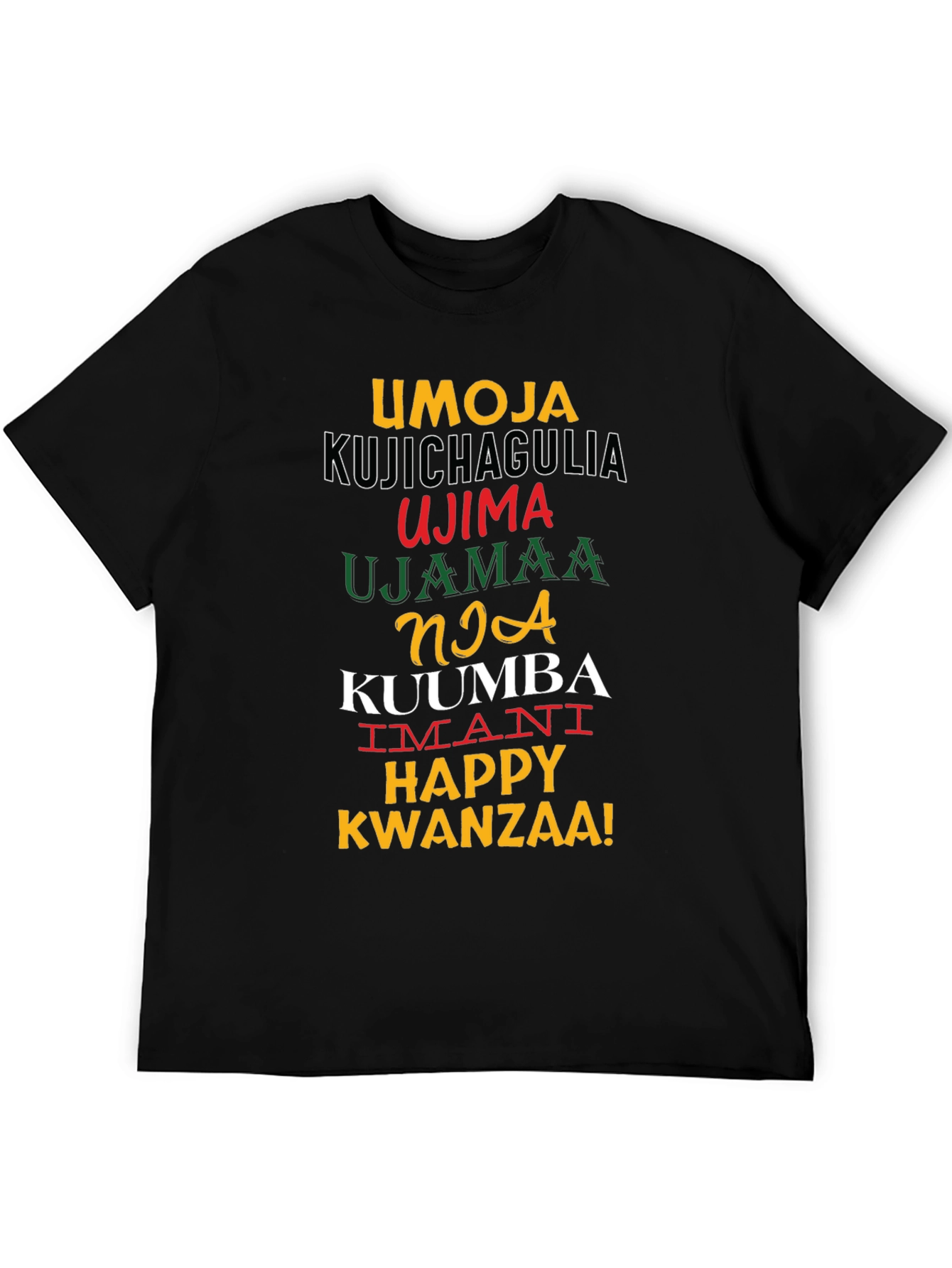Kwanzaa Principles T-Shirt - Imani Umoja & More!